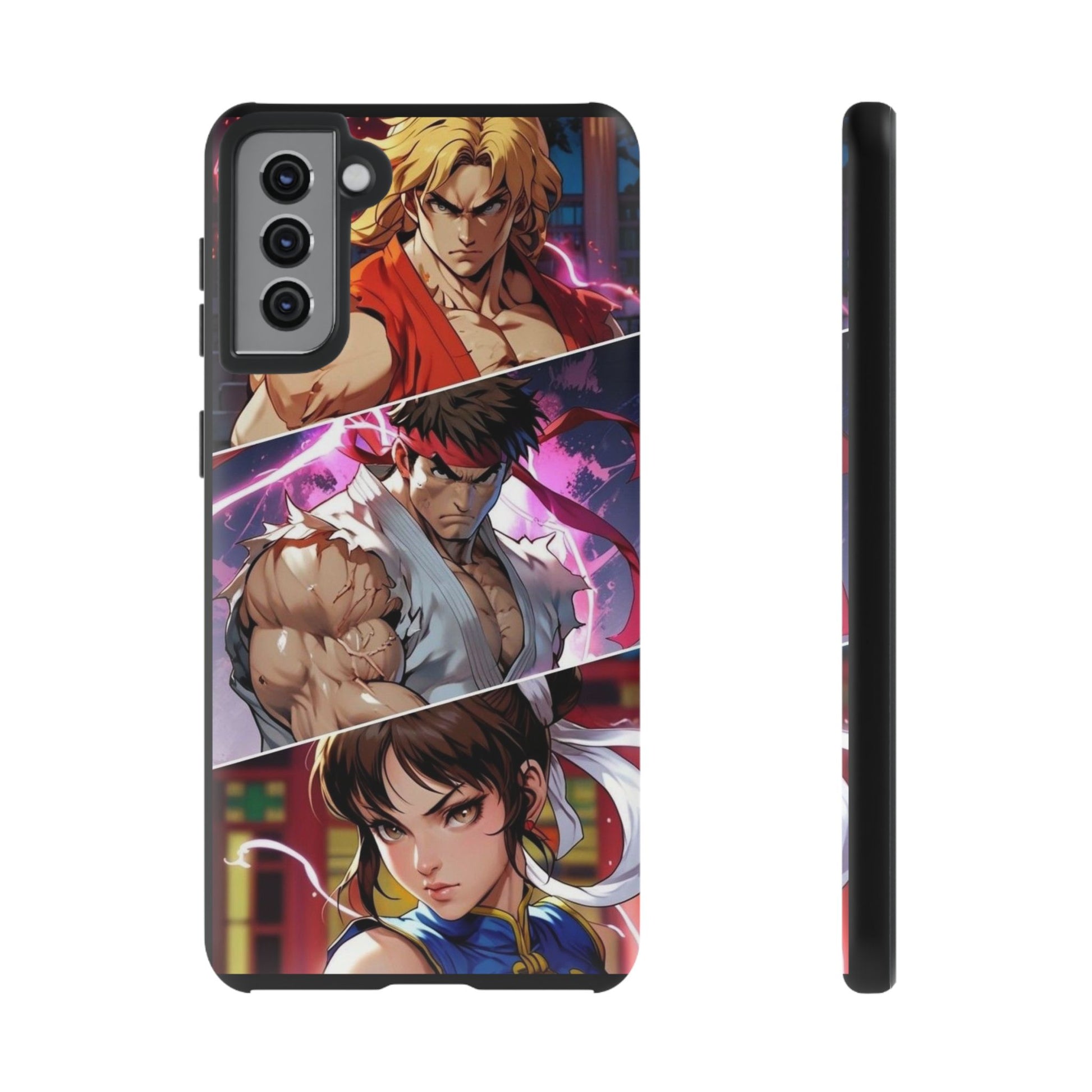 Street Fighter Gamer Theme Tough Cases for iPhones, Samsung, and Pixel