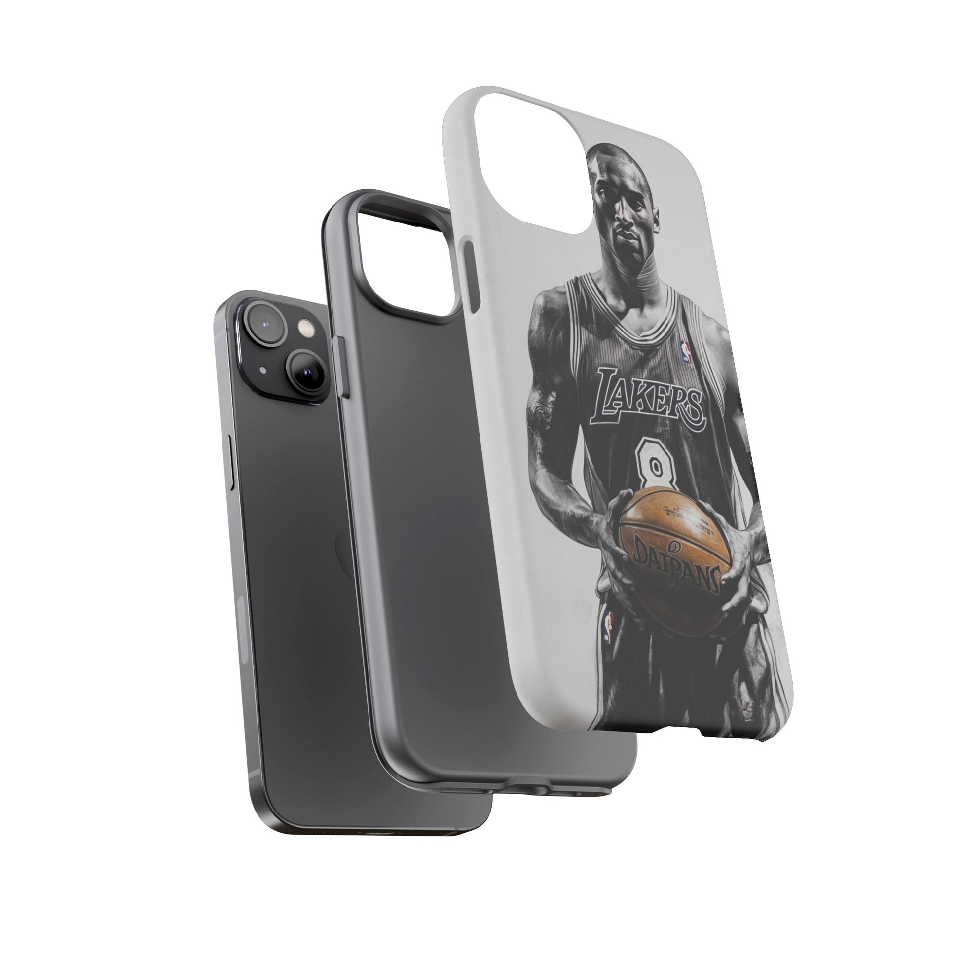 Kobe Basketball Art Tough Cases for iPhones, Samsung, and Pixel