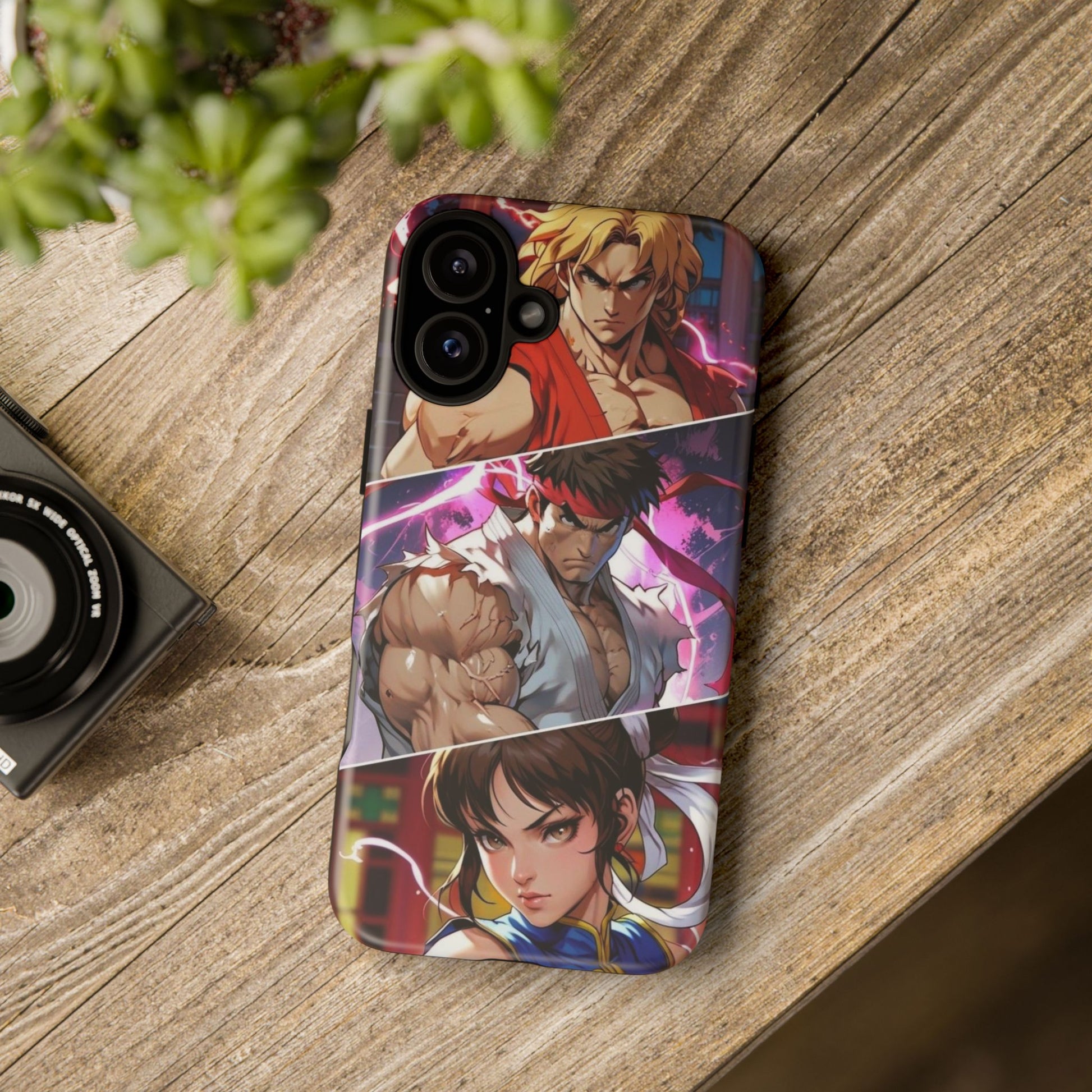 Street Fighter Gamer Theme Tough Cases for iPhones, Samsung, and Pixel