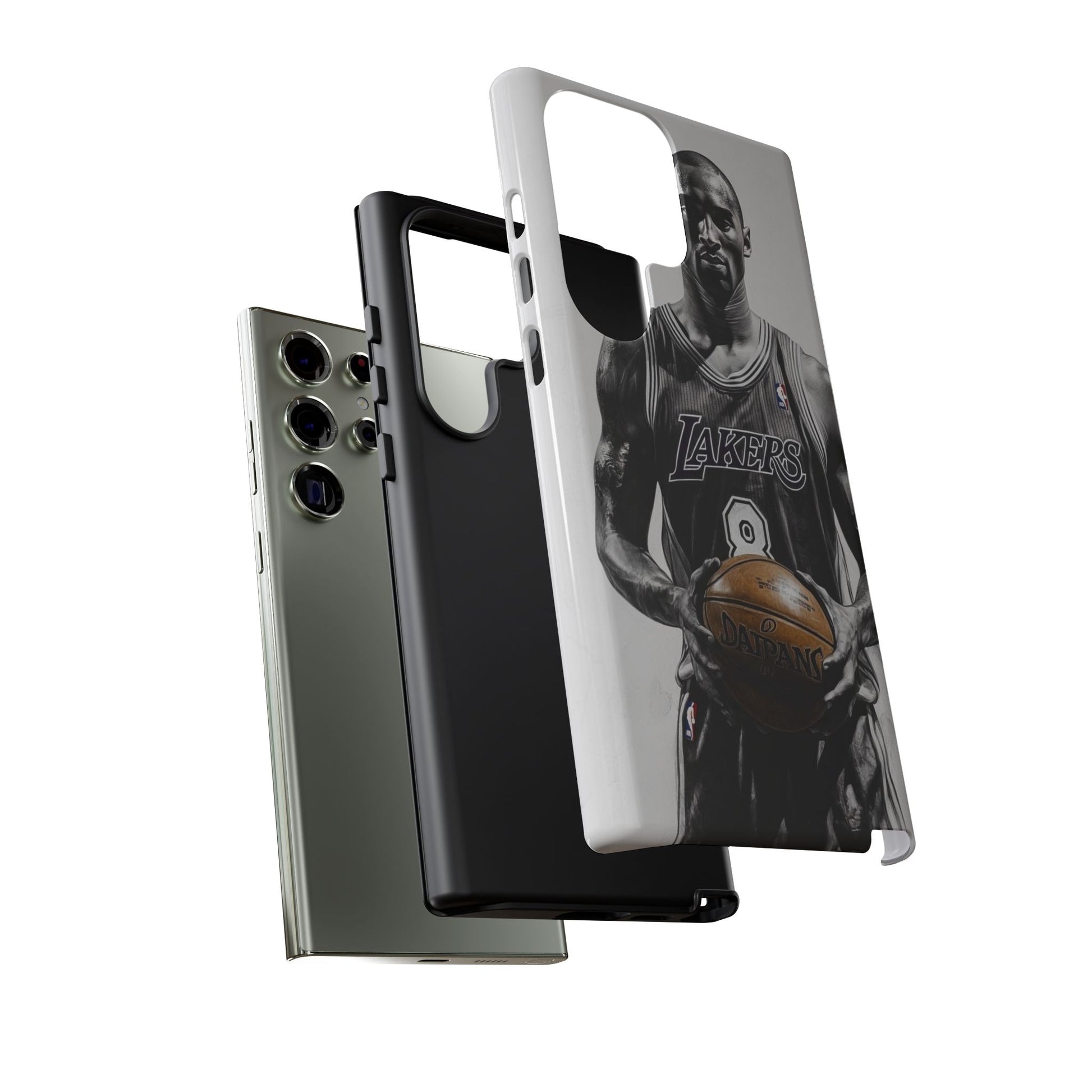 Kobe Basketball Art Tough Cases for iPhones, Samsung, and Pixel