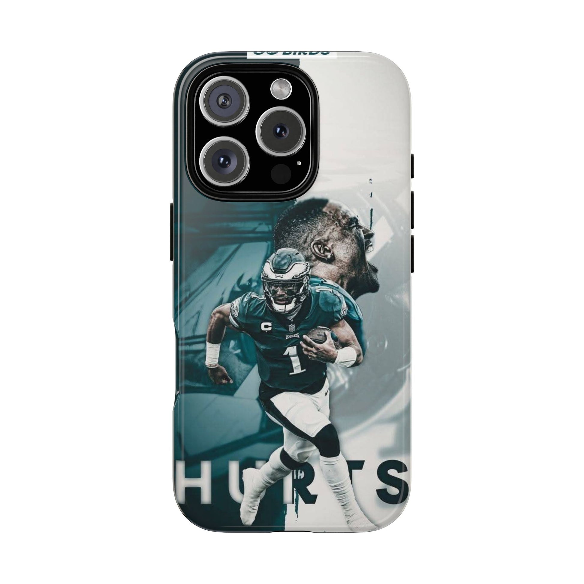 Jalen Hurts Eagles Football Tough Cases for iPhones, Samsung, and Pixel