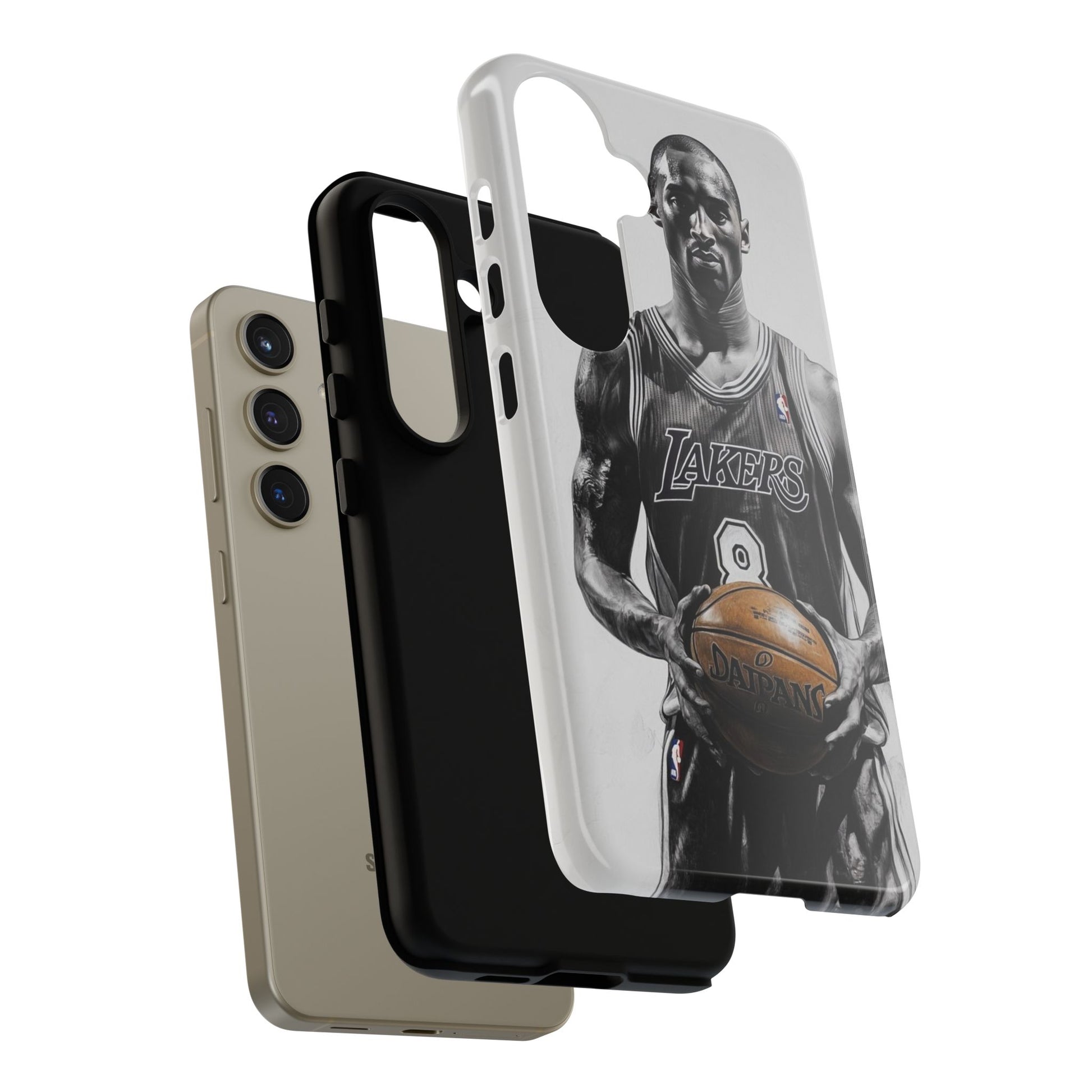 Kobe Basketball Art Tough Cases for iPhones, Samsung, and Pixel