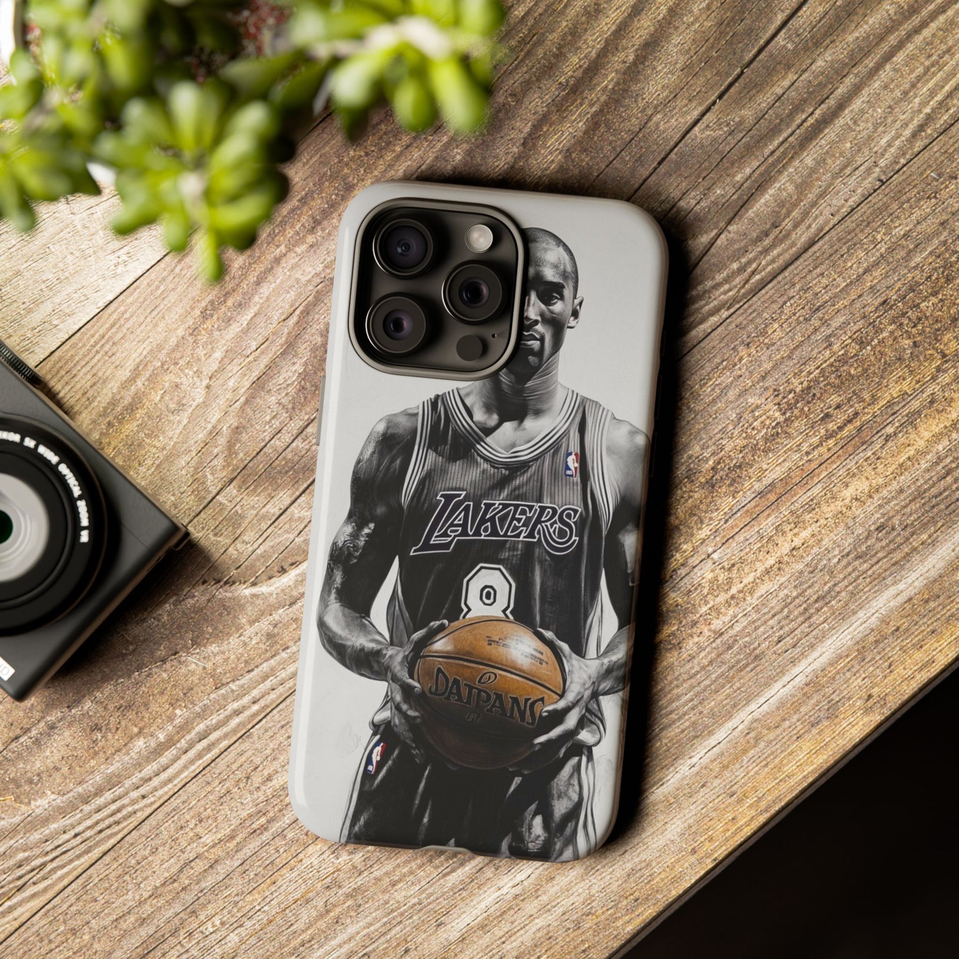 Kobe Basketball Art Tough Cases for iPhones, Samsung, and Pixel