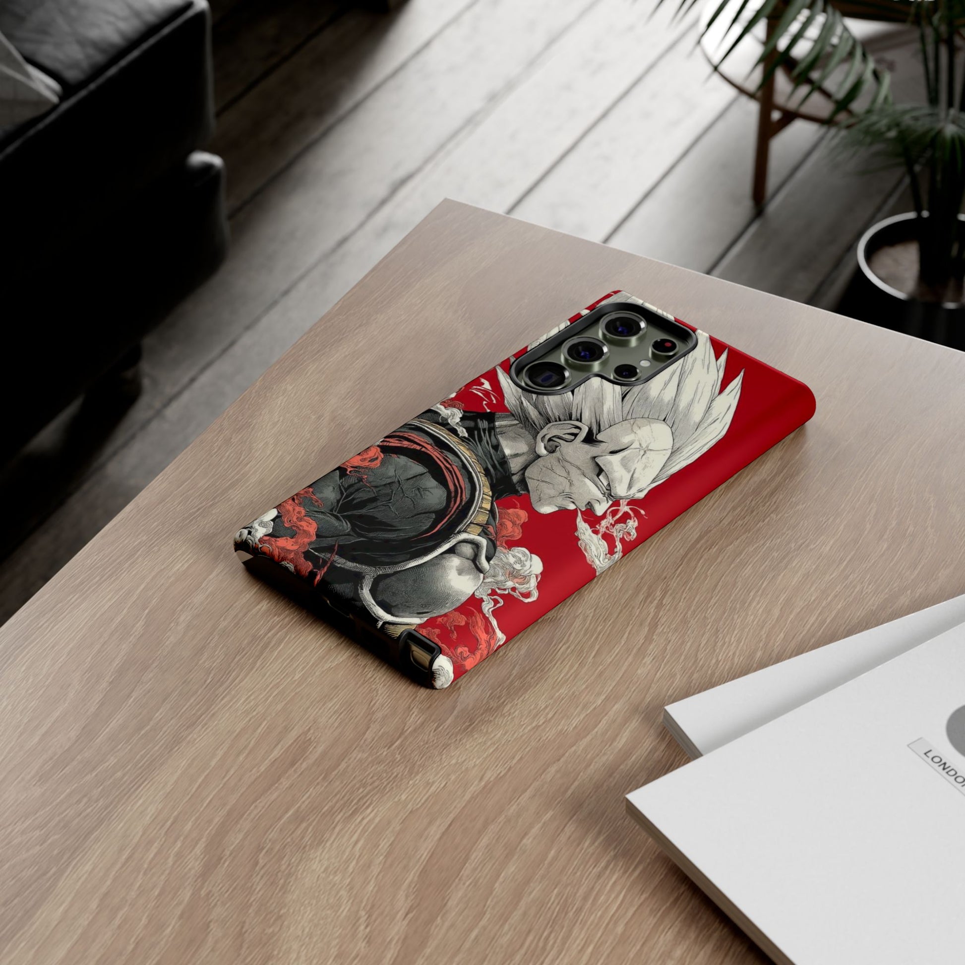 Dragon Ball Z Vegeta Anime Tough Cases for iPhones, Samsung, and Pixel