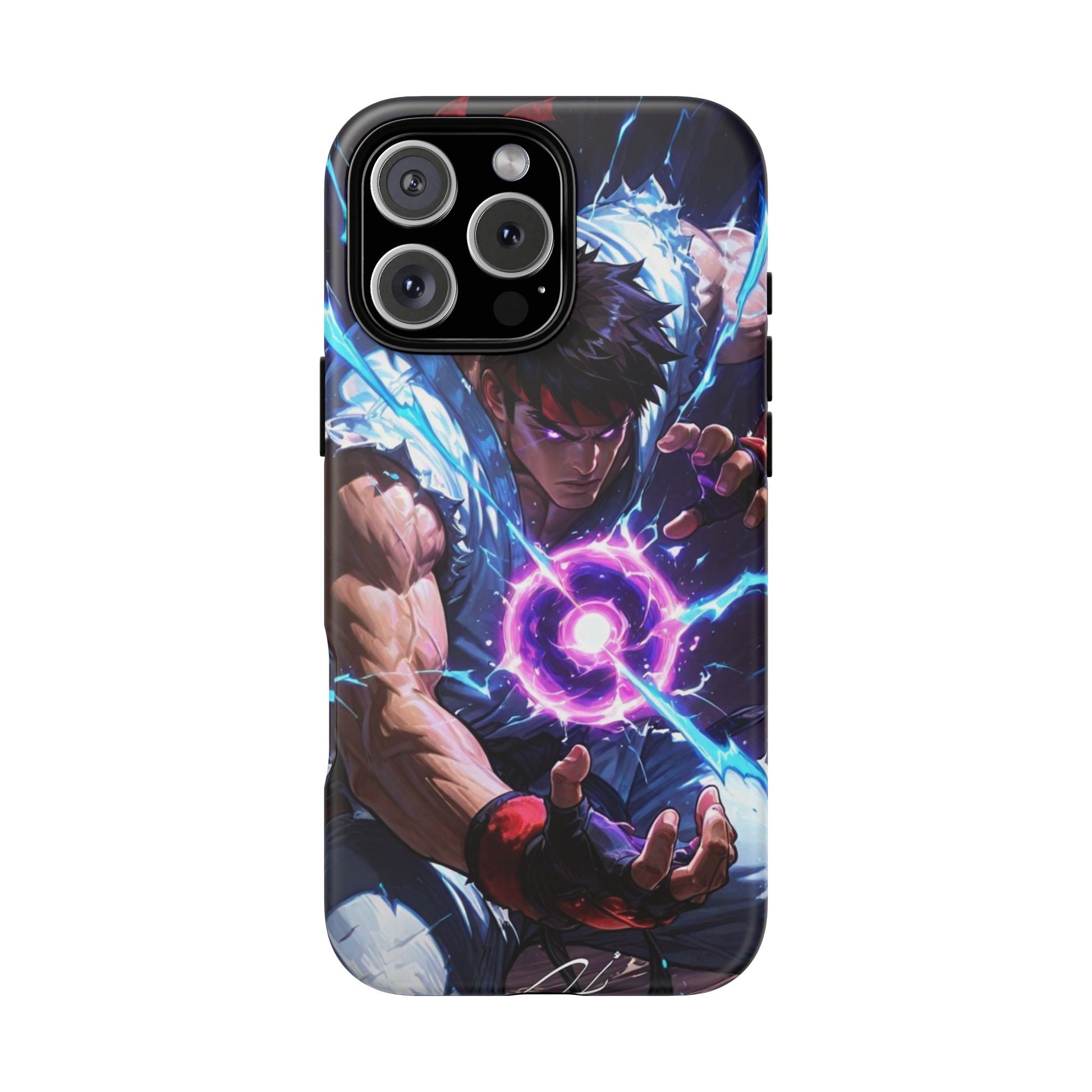 Street Fighter Ryu Gamer Art Tough Cases for iPhones, Samsung, and Pixel