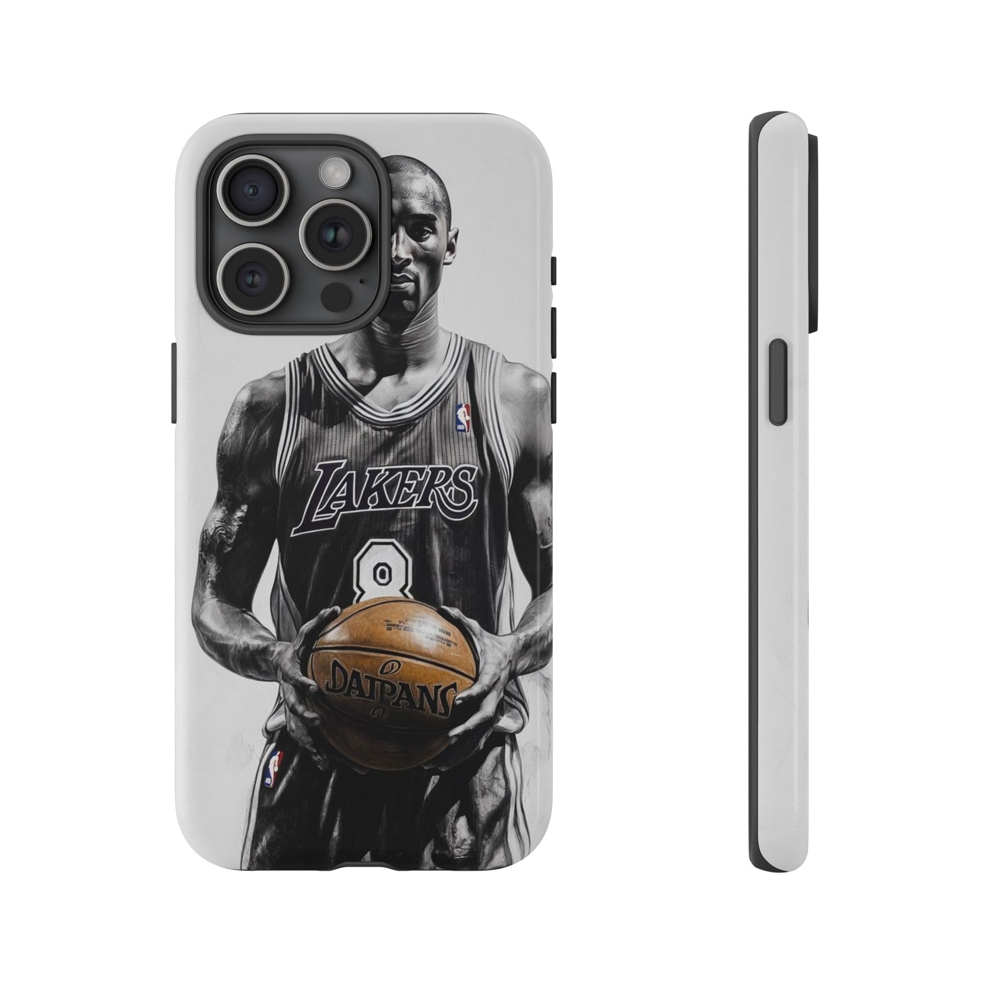Kobe Basketball Art Tough Cases for iPhones, Samsung, and Pixel