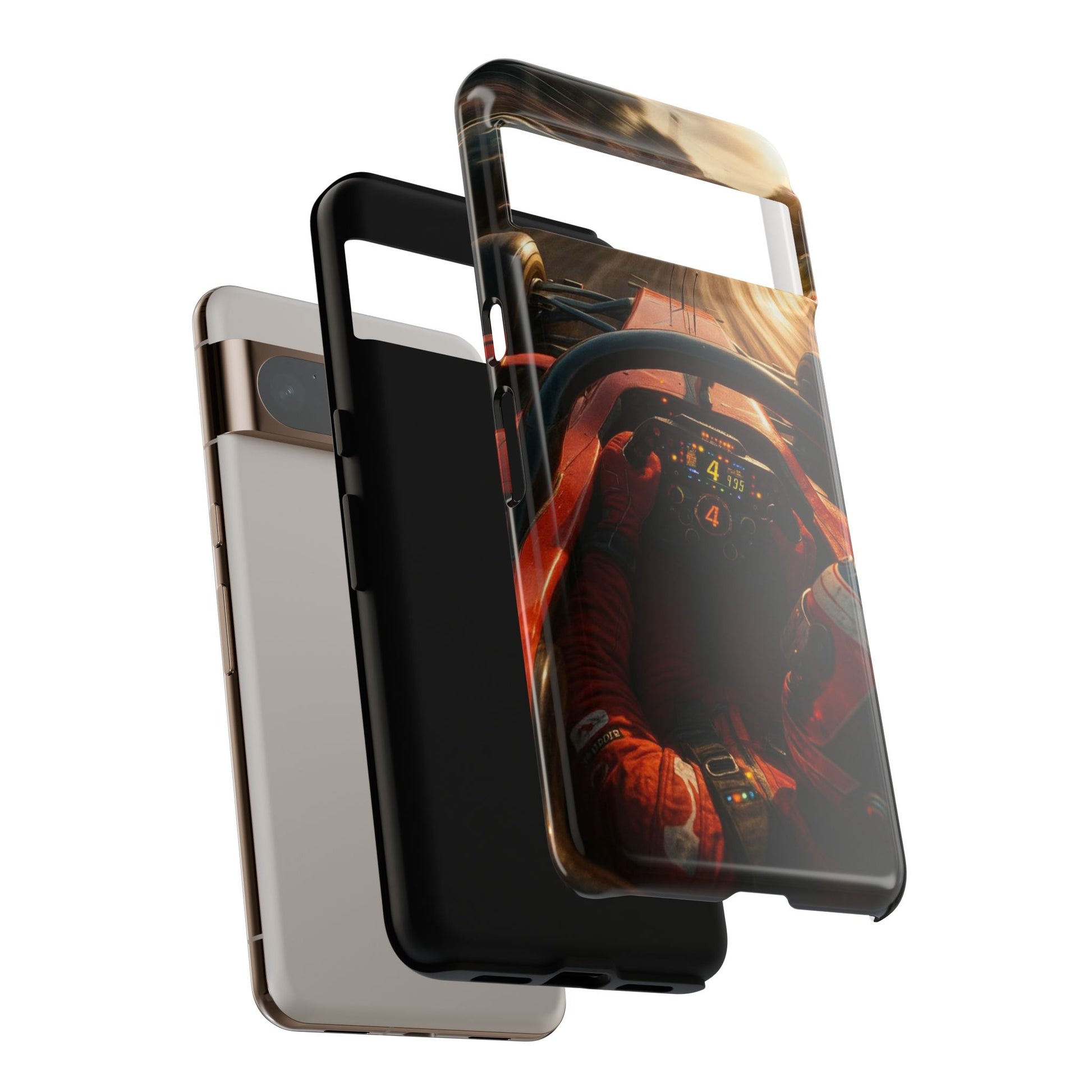 Formula 1 Cockpit Phone Case, Tough Cases for iPhones, Samsung, and Pixel