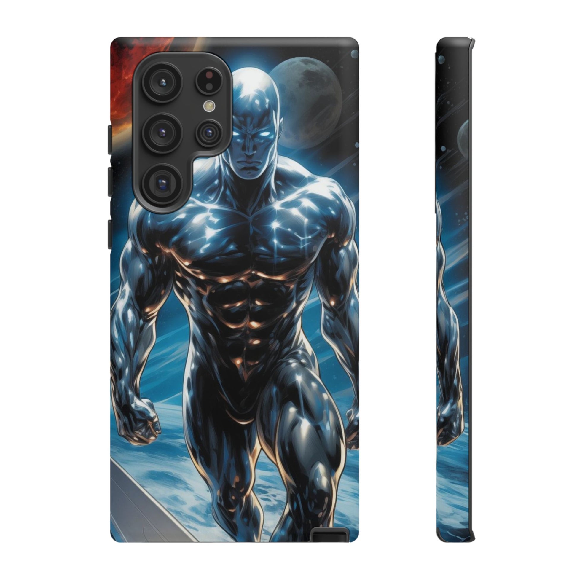 The Silver Surfer Comic Art Phone Case, Tough Cases for iPhones, Samsung, and Pixel