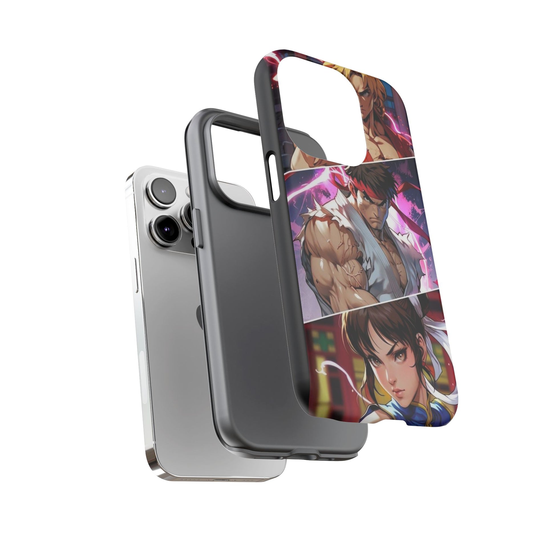 Street Fighter Gamer Theme Tough Cases for iPhones, Samsung, and Pixel