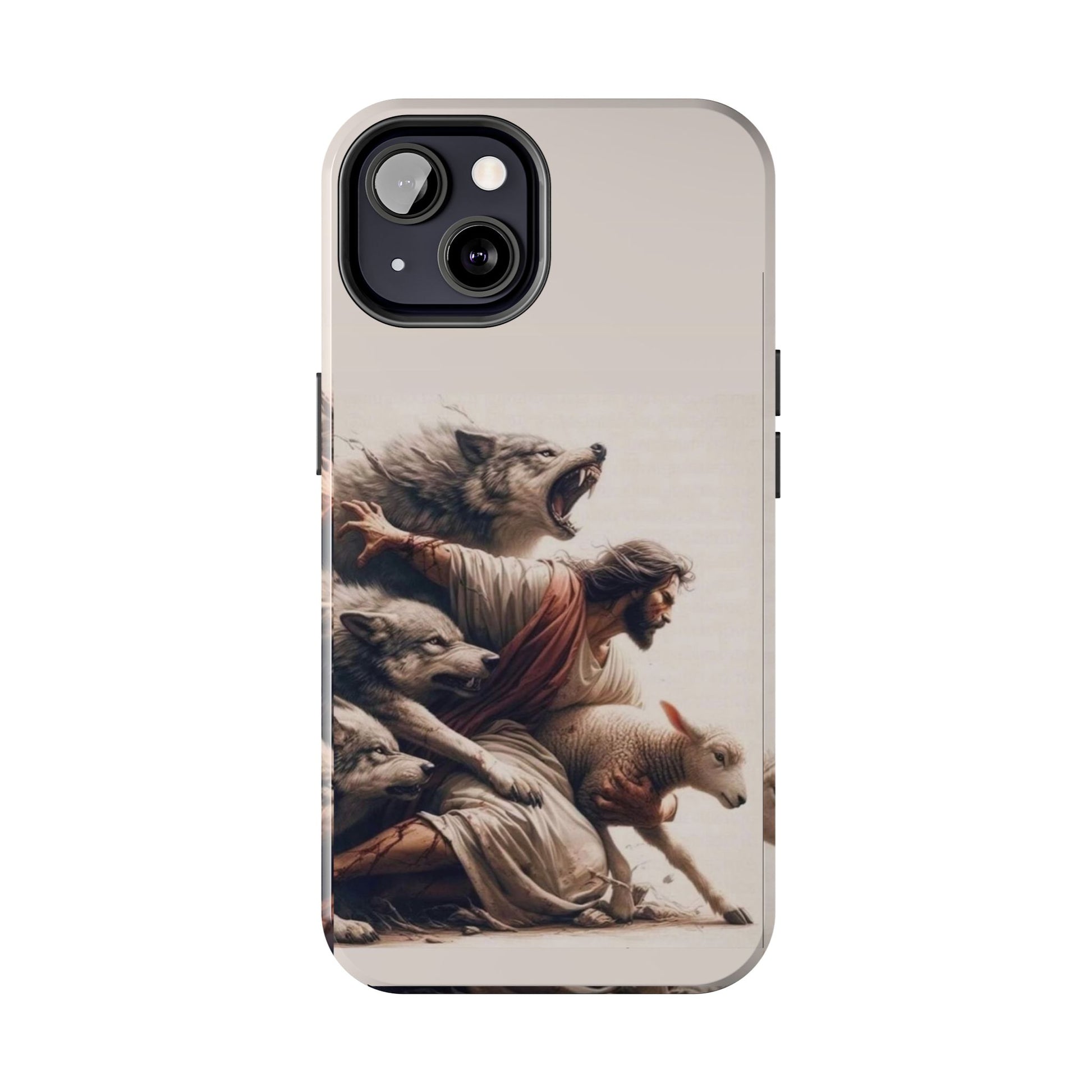 Jesus x Wolves Christian Themed Tough Phone Cases for Iphones & Samsung Phones