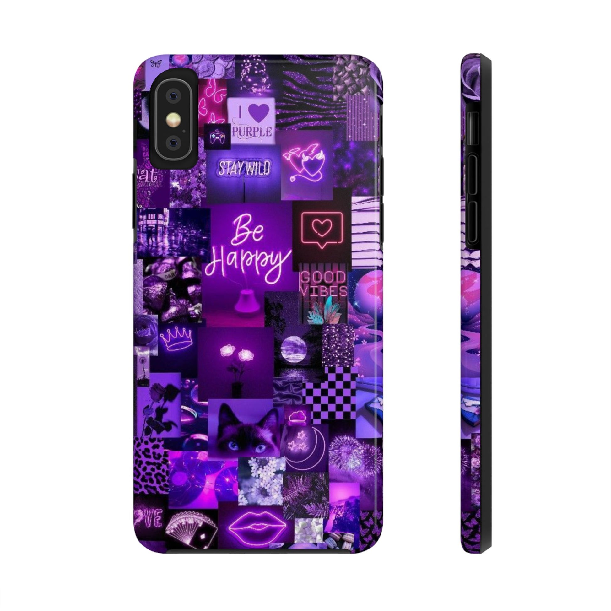 Be Happy Themed Tough Phone Cases for Iphones & Samsung Phones