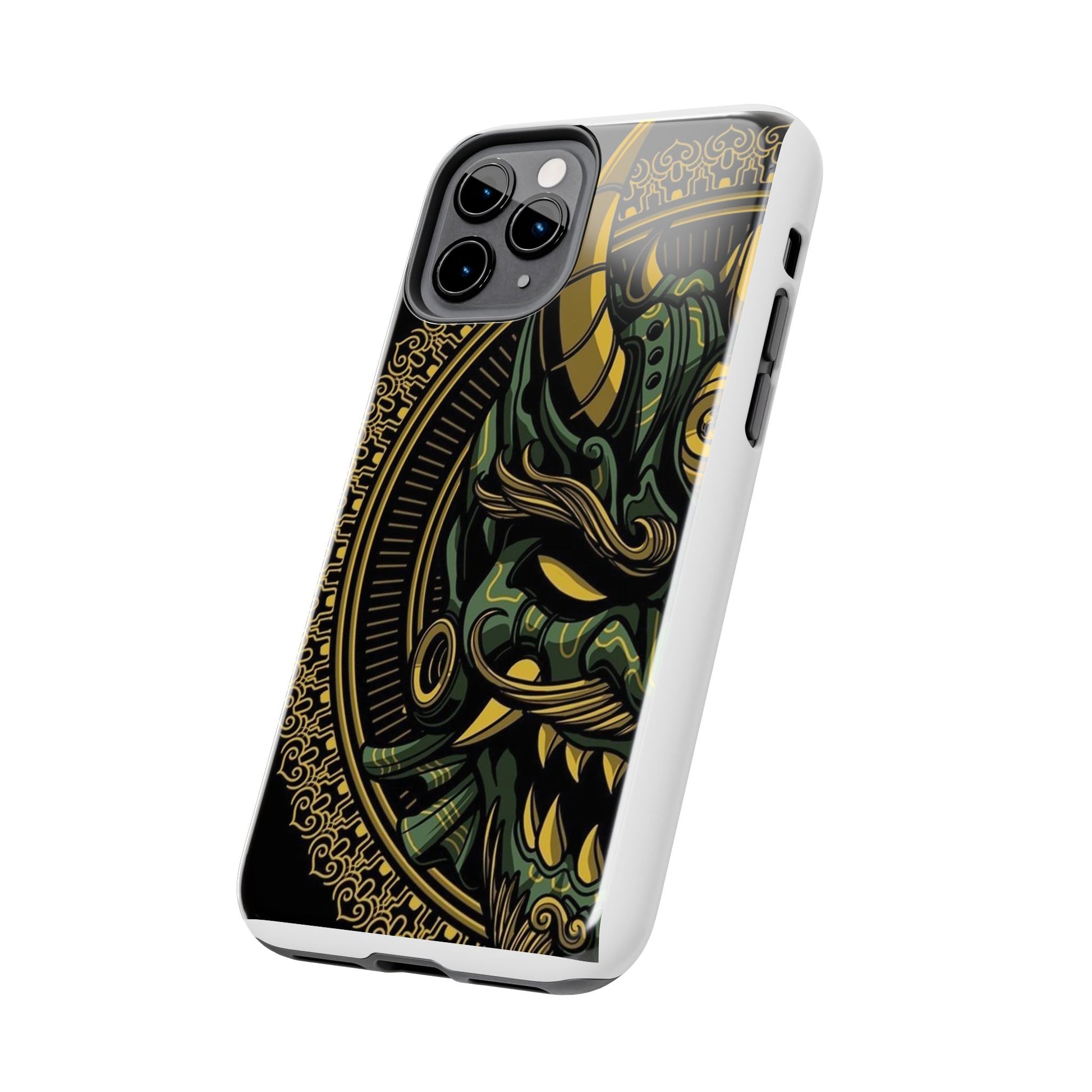 Kabuki Mask Theme Phone Cases for Iphones & Samsung Durable