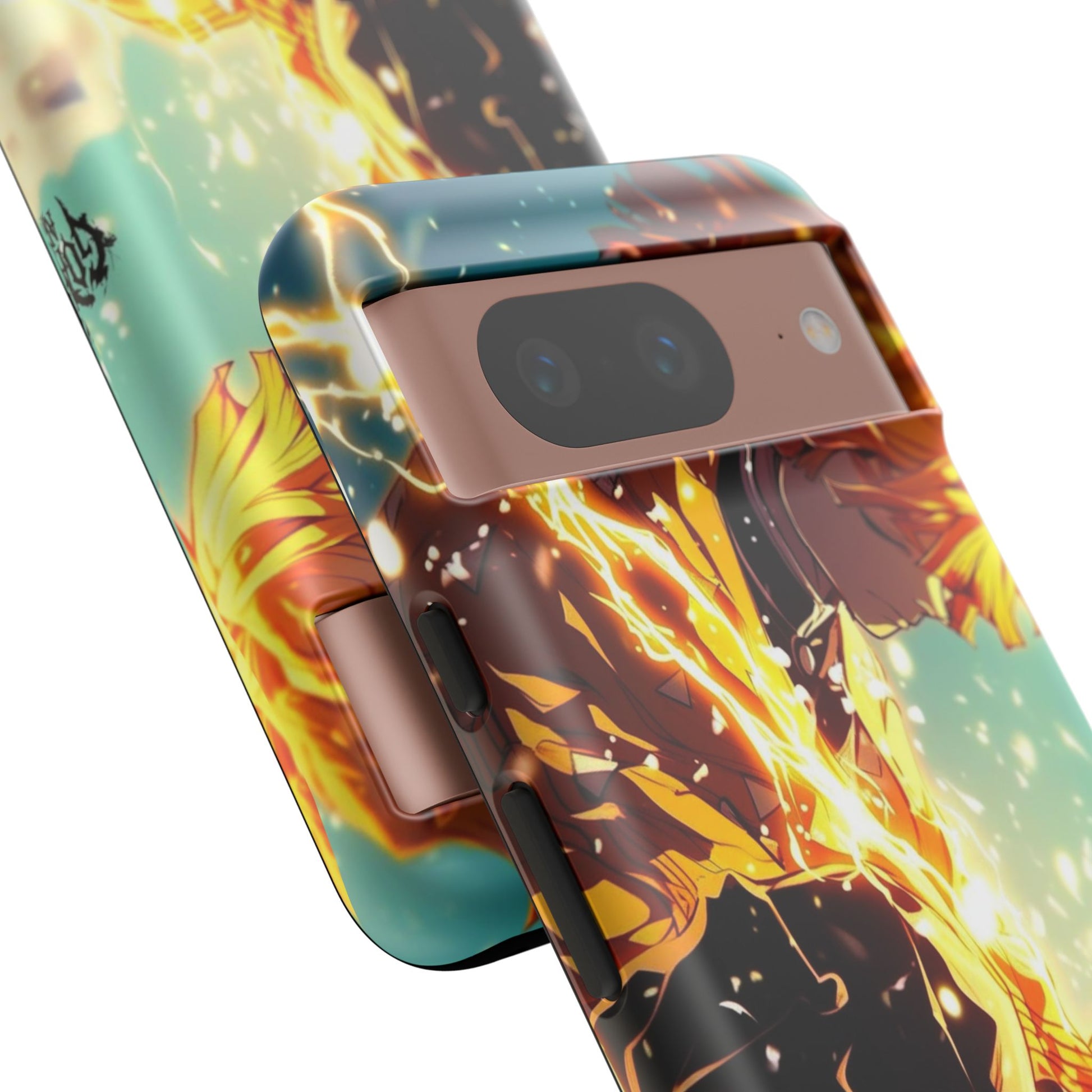Demon Slayer Zenitsu Anime Theme Phone Case, Tough Cases for iPhones, Samsung, and Pixel