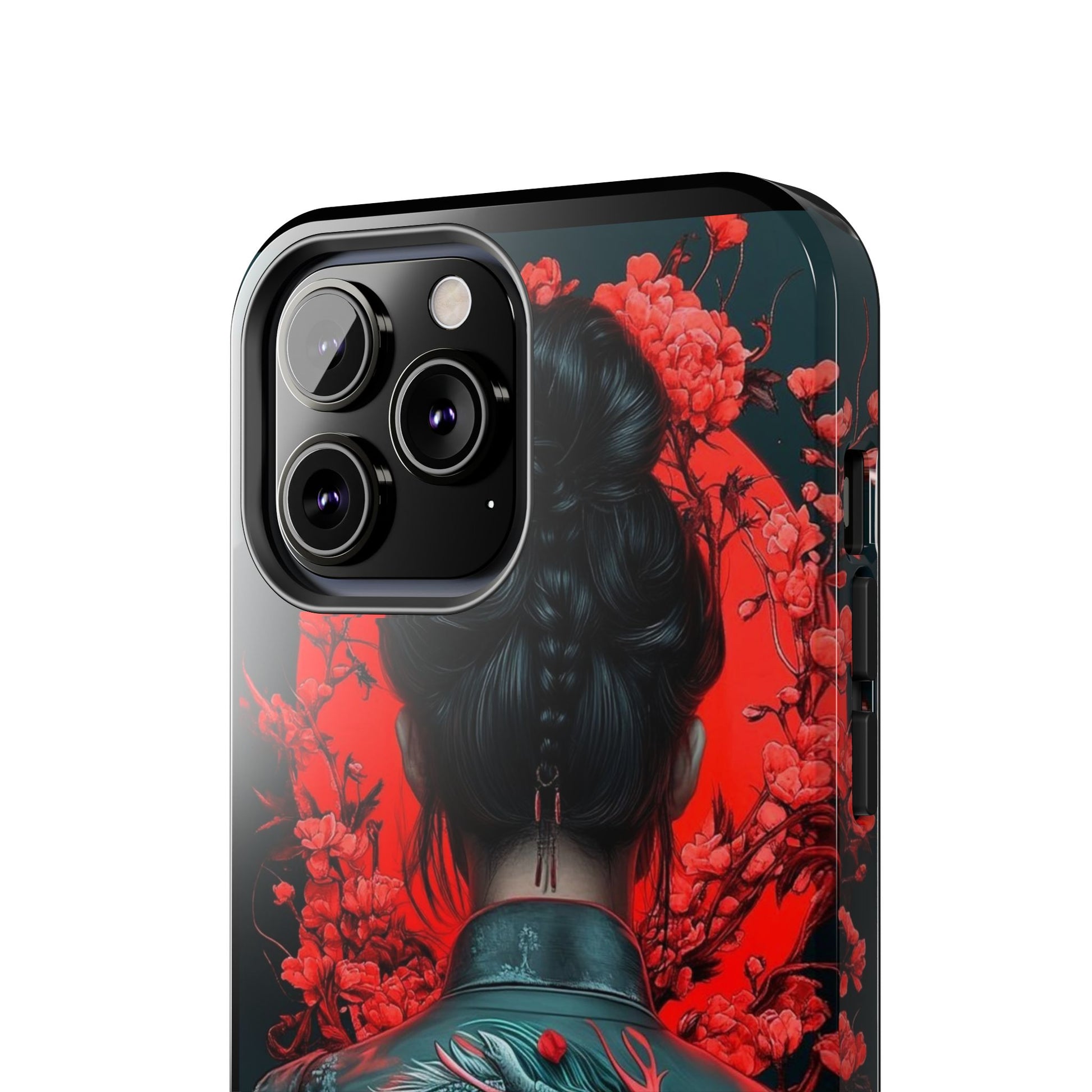 Dragon Geisha Japanese Design Phone Cases for iPhone & Samsung Galaxy Phones