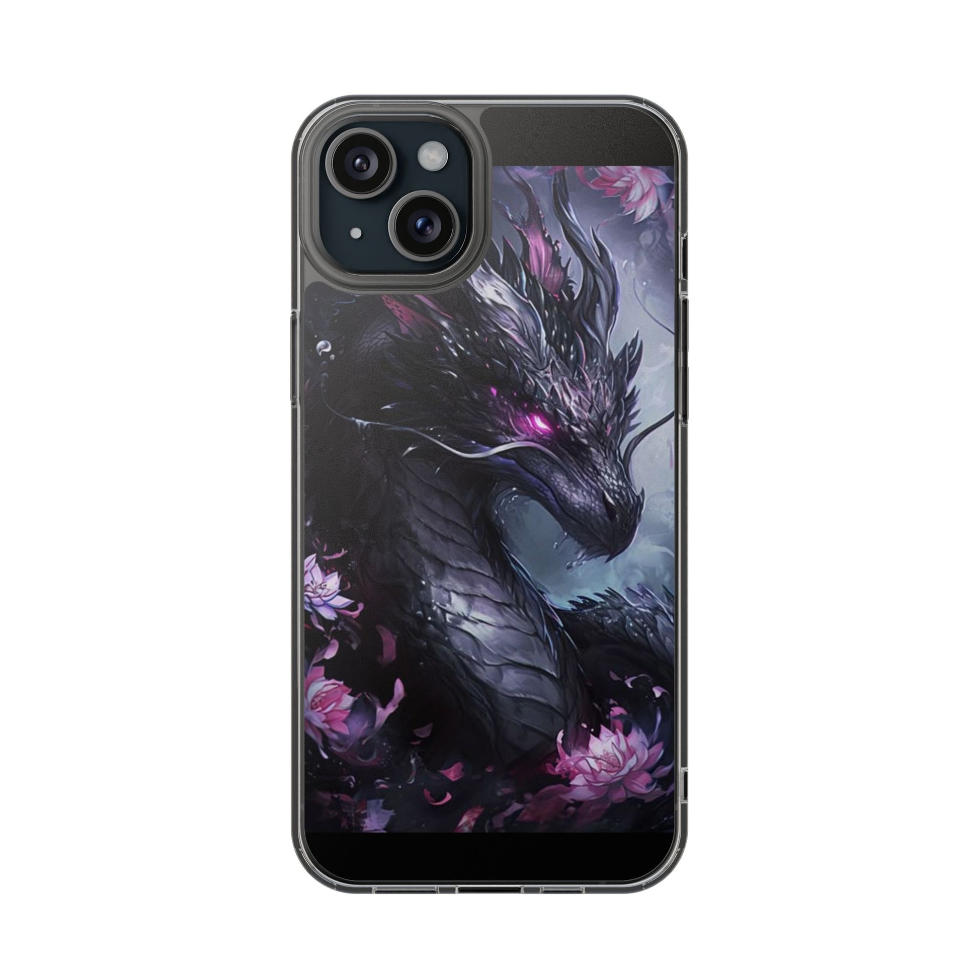 Phone Cases, Purple Dragon Design, iPhone Samsung Case, Protective Cover, Unique