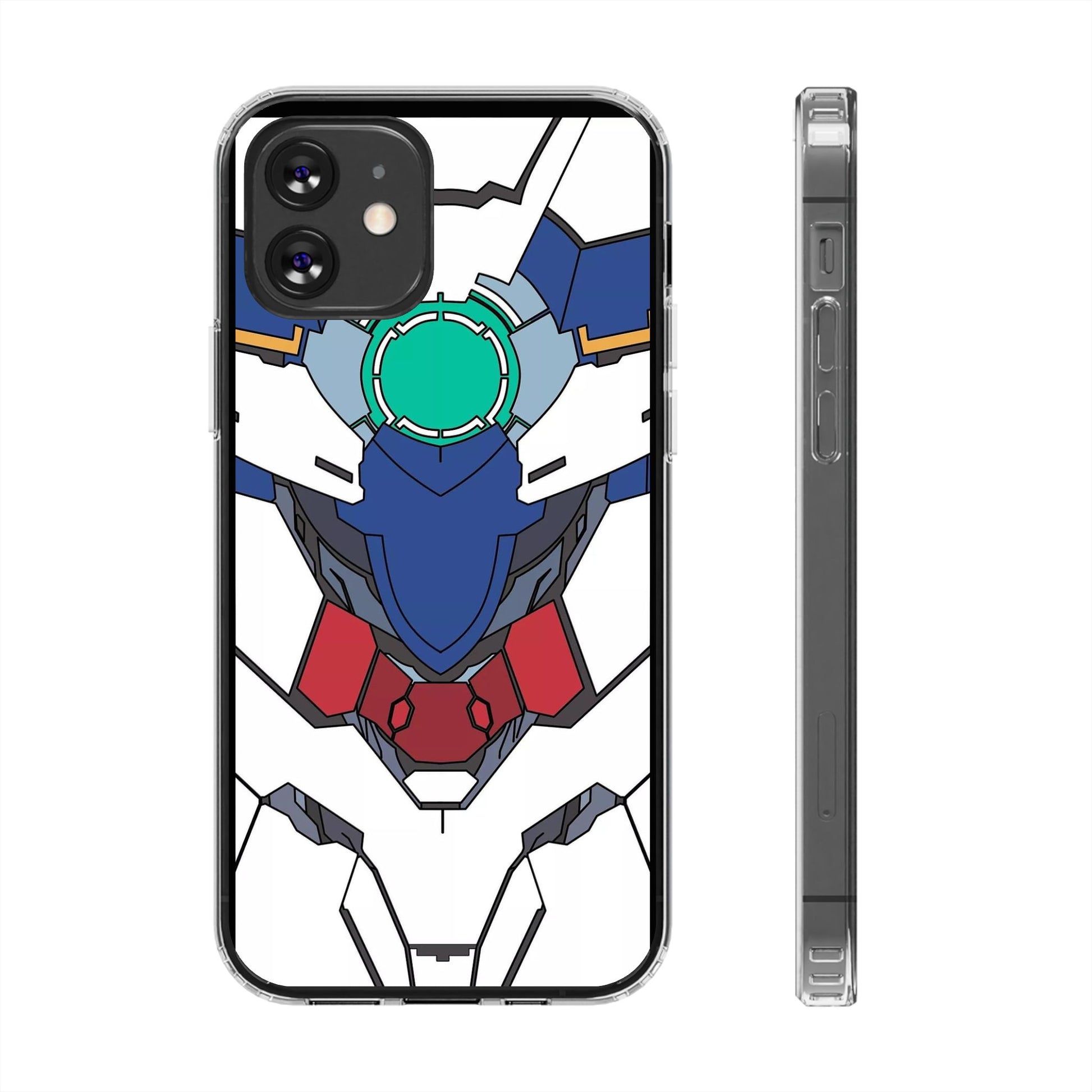 Phone Cover, Gundam Mecha Armor Clear Case, Iphone Samsung Cover, Clear Phone