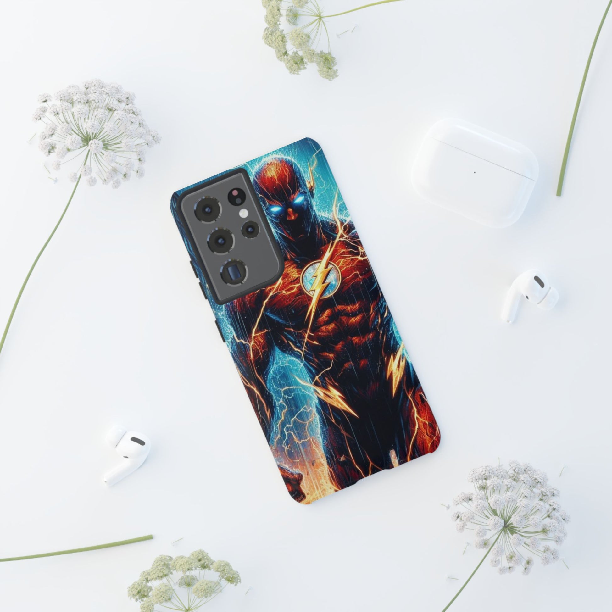 DC Comics The Flash Phone Case, Tough Cases for iPhones, Samsung, and Pixel