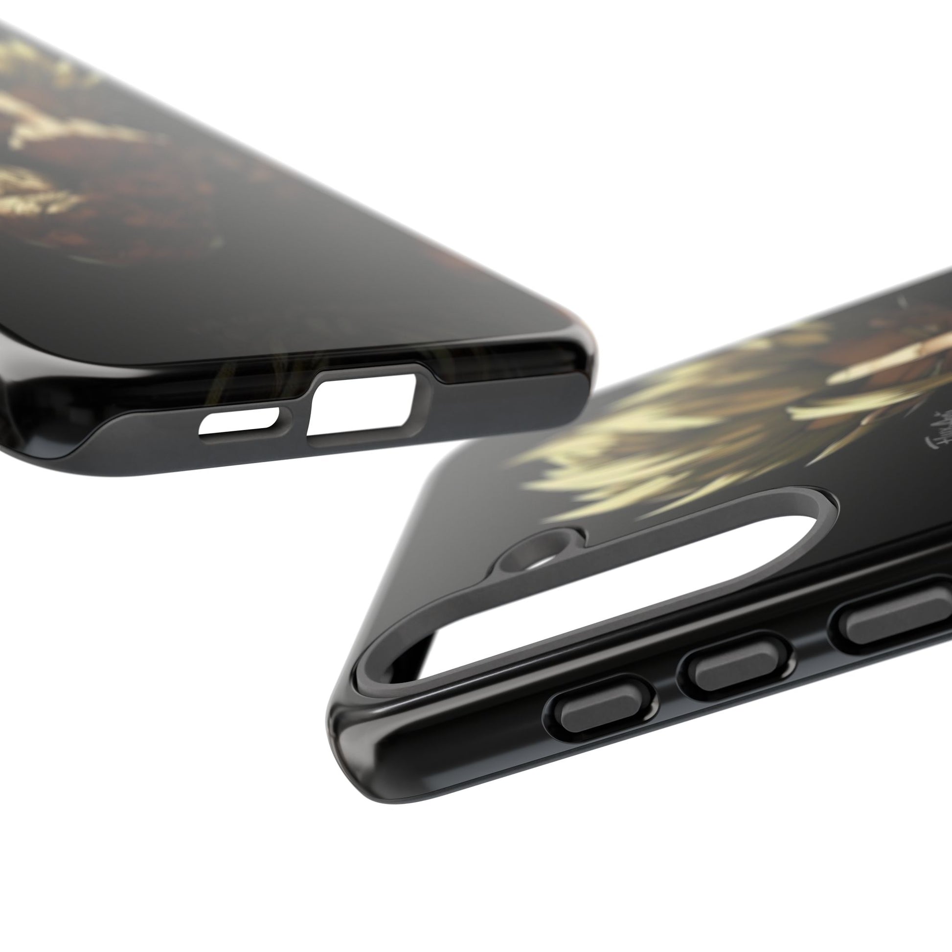 Middle Finger SS Goku Dragon Ball Z Tough Cases for iPhones, Samsung, and Pixel