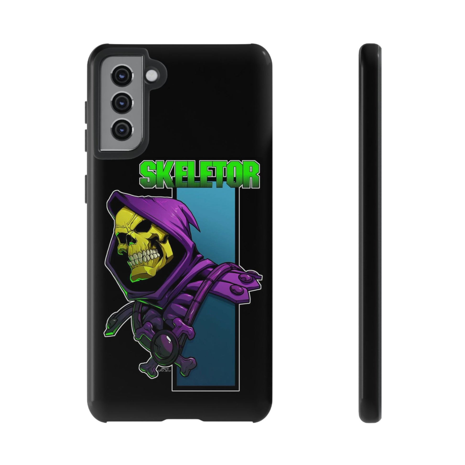 Skeletor Tough Cases for iPhones, Samsung, and Pixel