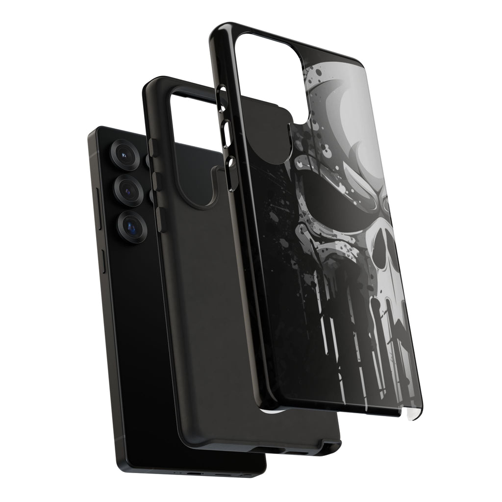 Punisher Skull Tough Cases for iPhones, Samsung, and Pixel