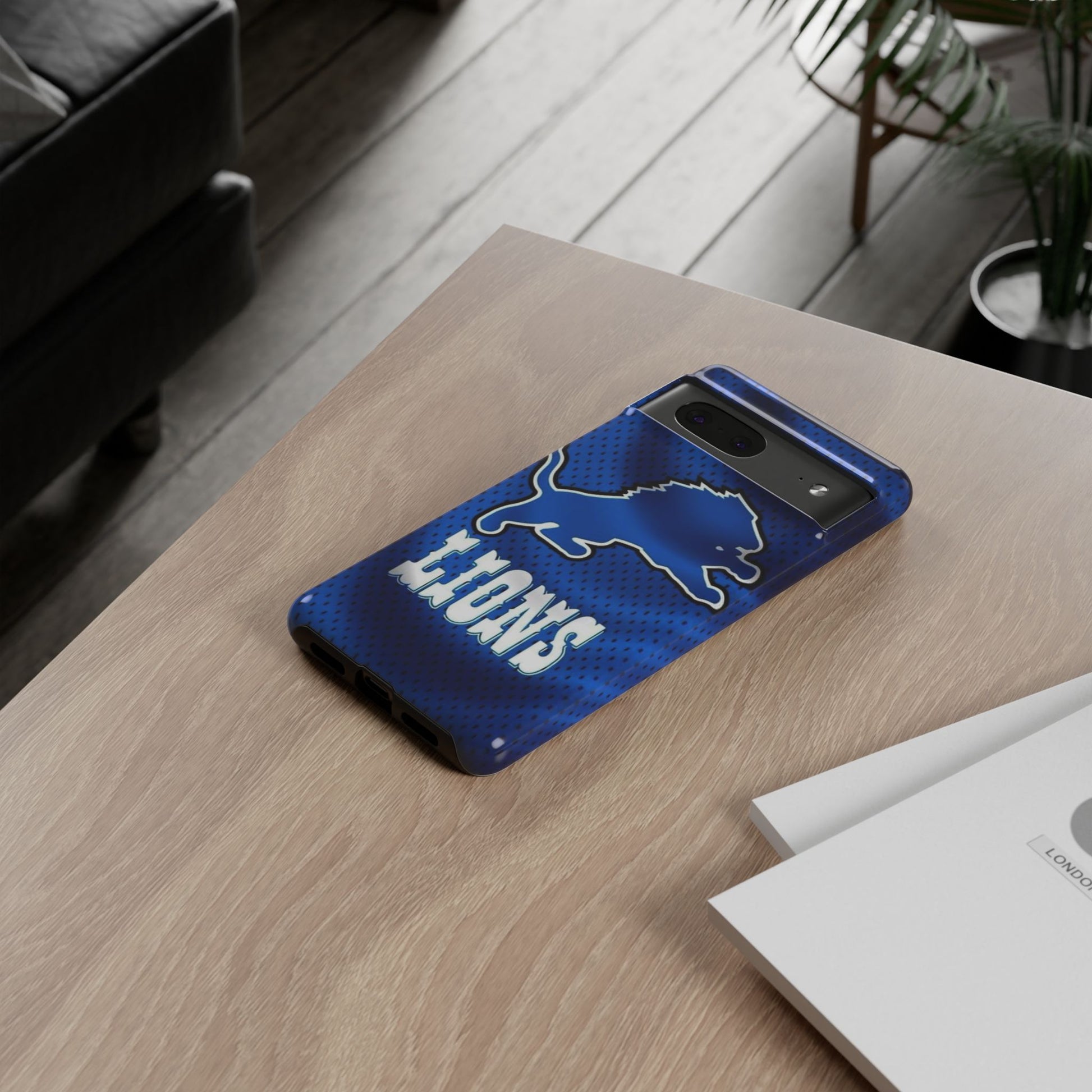 Detroit Lions Football Jersey Phone Case, Tough Cases for iPhones, Samsung, and Pixel