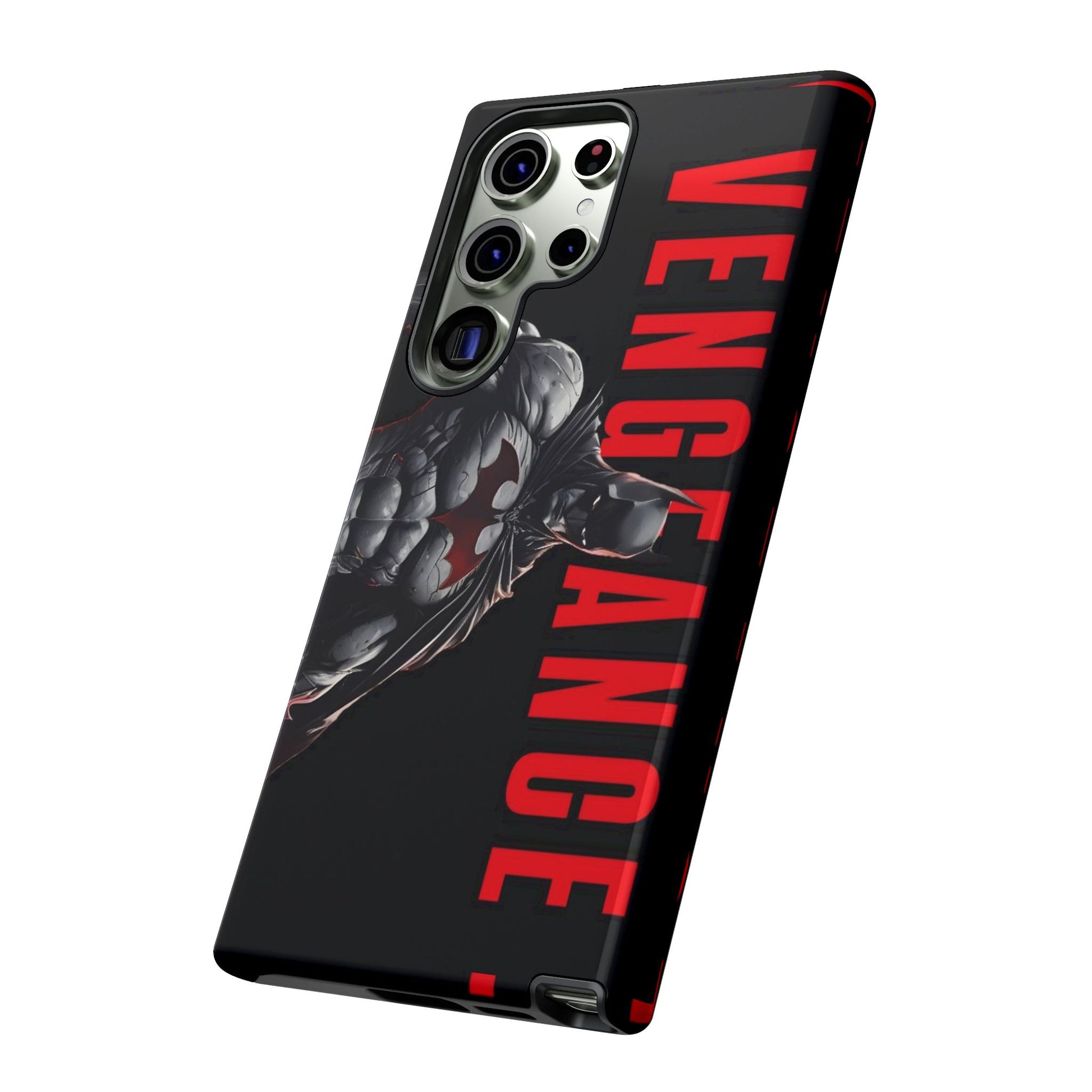 DC Comics Batman Vengence Tough Cases for iPhones, Samsung, and Pixel