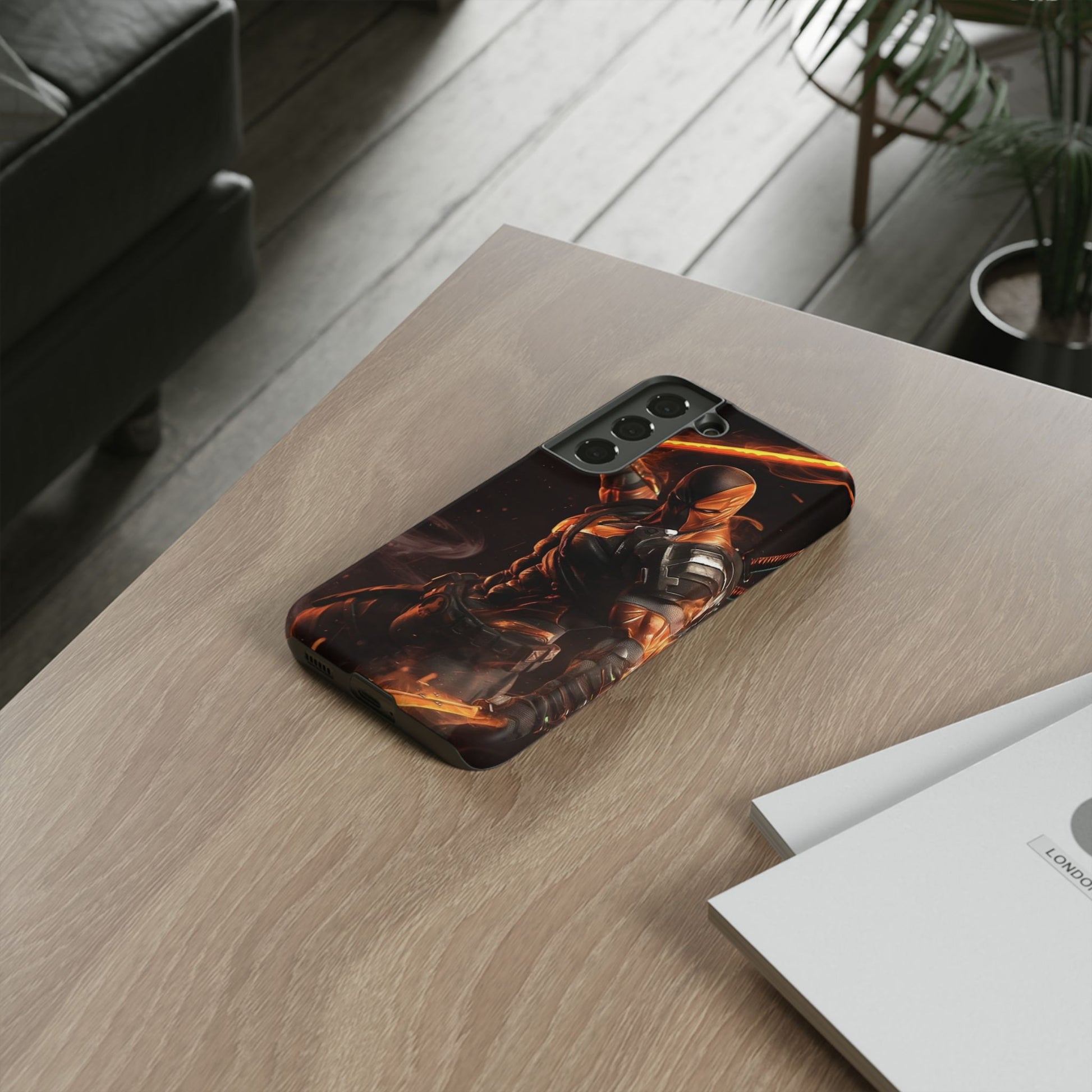 DC Comics Death Stroke Tough Cases for iPhones, Samsung, and Pixel