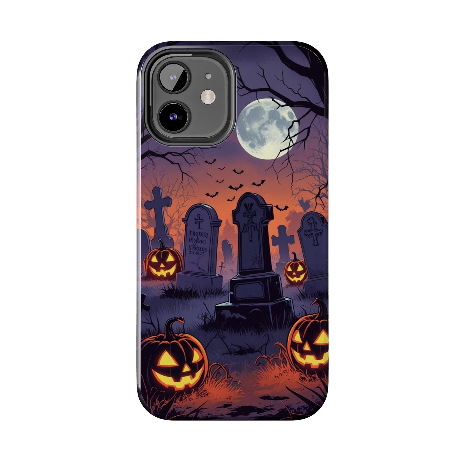 Graveyard Halloween Theme Phone Cases for iPhones & Samsung Phones