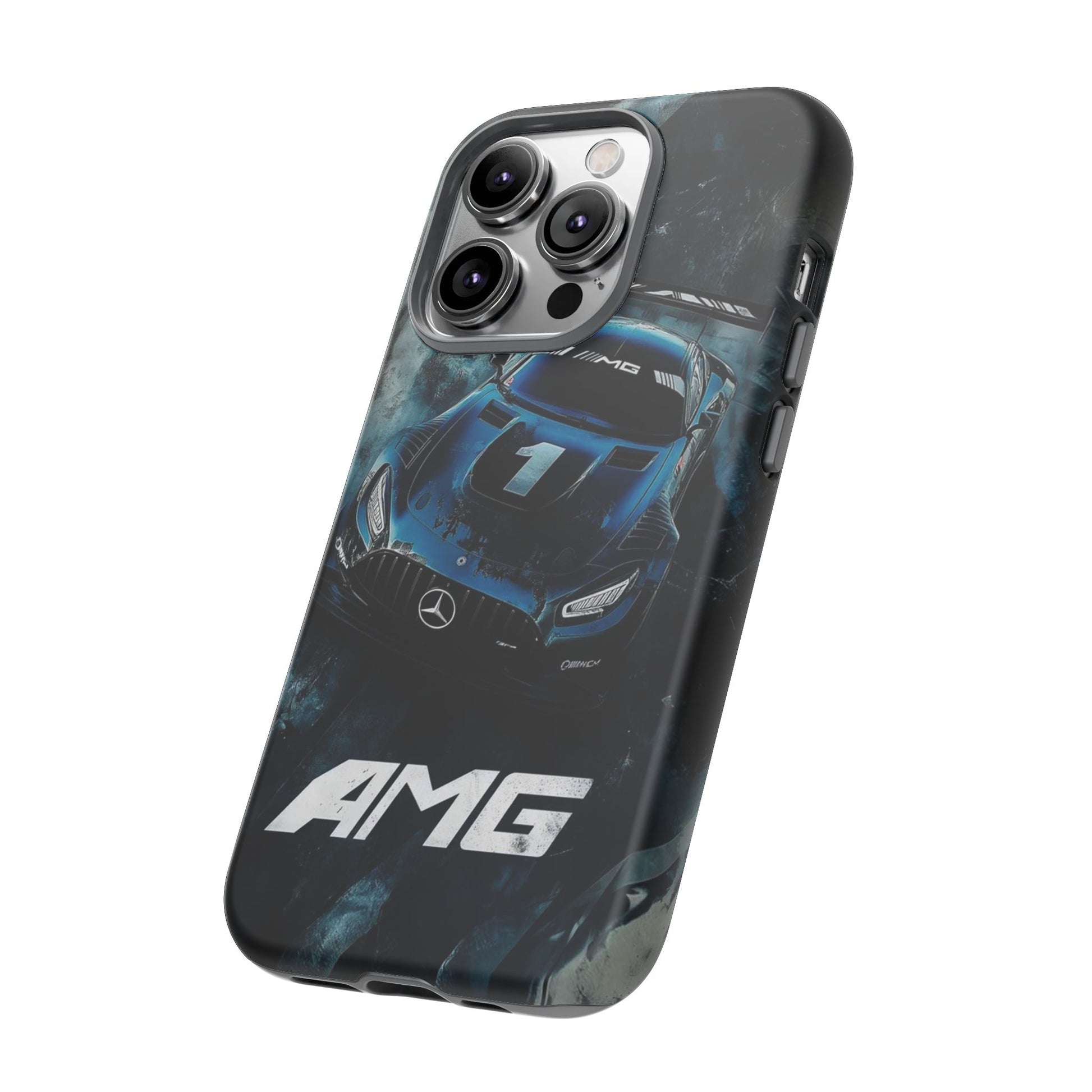 Mercedes AMG Racing Car Tough Cases for iPhones, Samsung, and Pixel