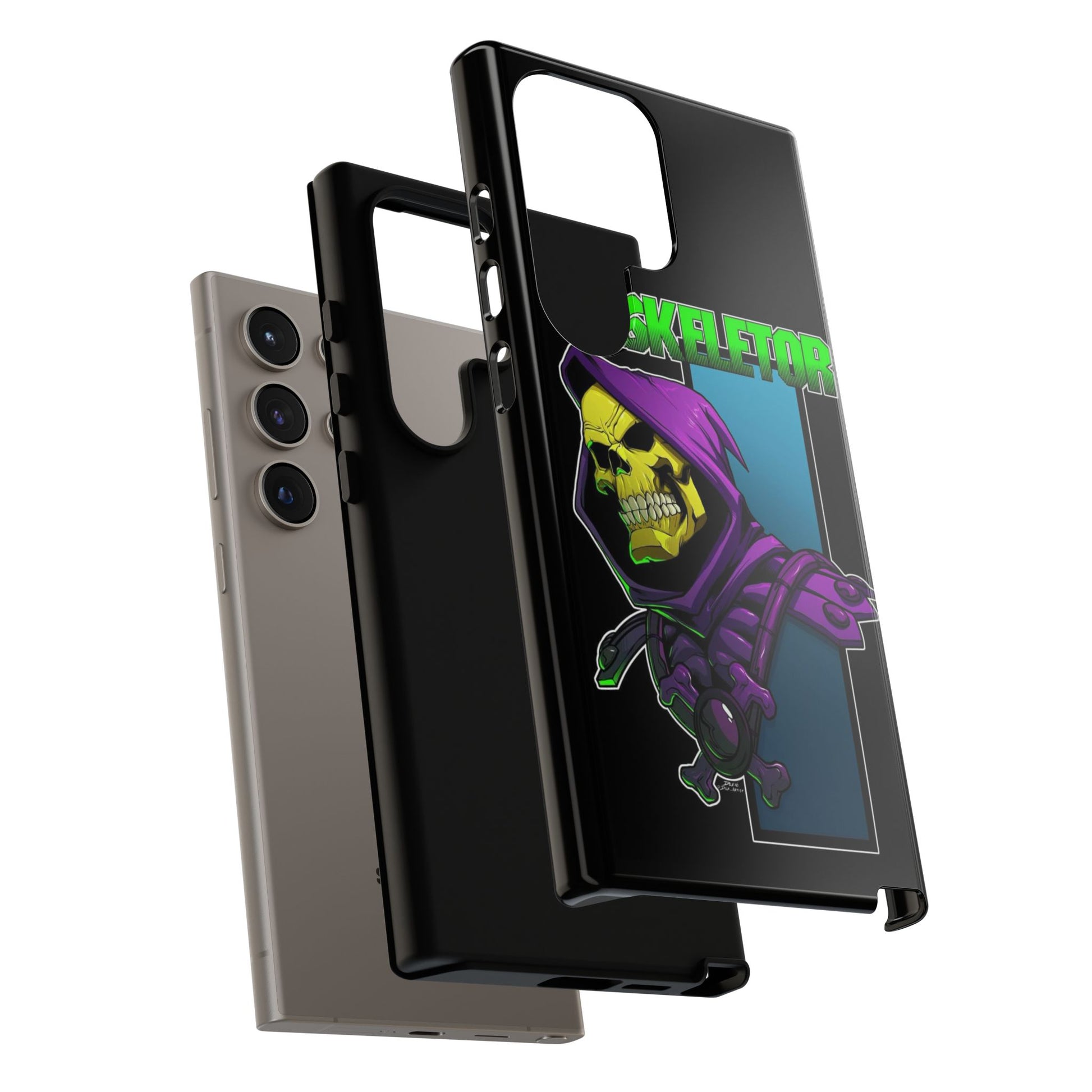 Skeletor Tough Cases for iPhones, Samsung, and Pixel