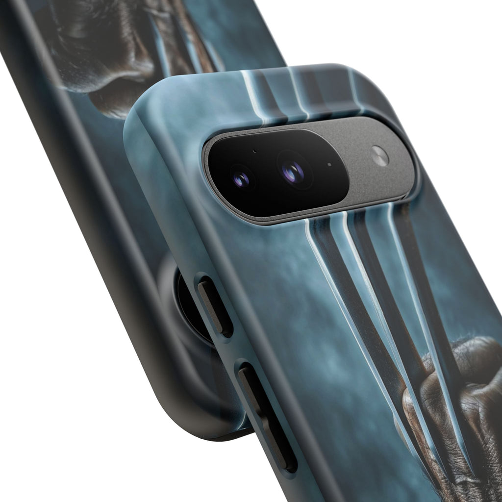 Logan's Claws Wolverine Tough Cases for iPhones, Samsung, and Pixel