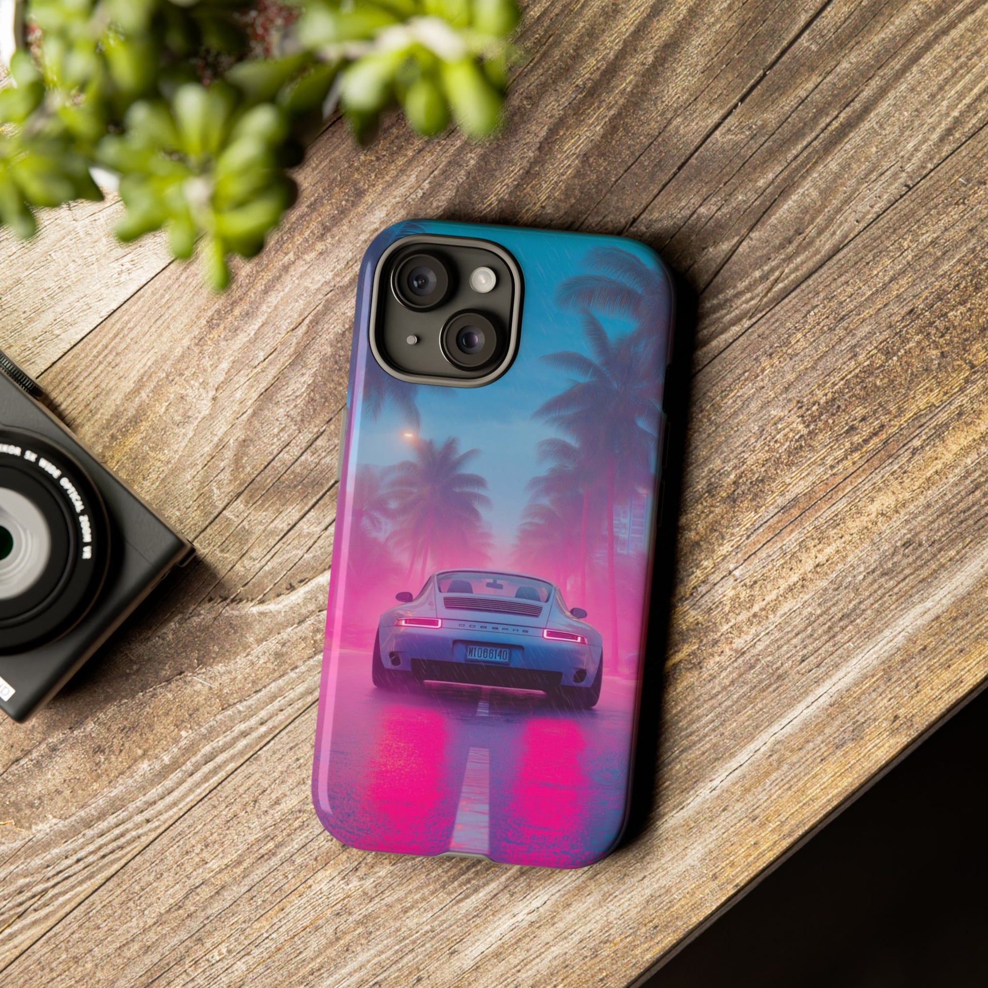 Miami Vice Porsche Phone Case for iPhone, Samsung Galaxy, & Pixel Phones