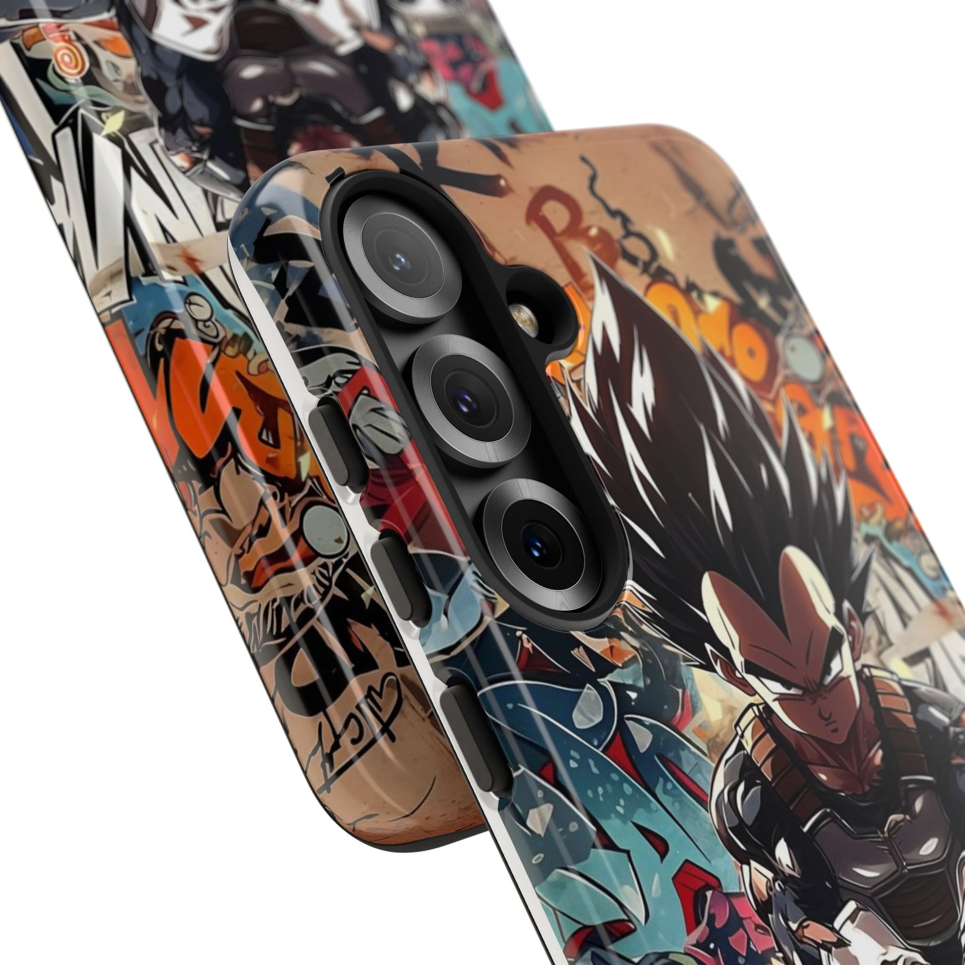 Anime Vegeta Dragon ball Z Tough Cases for iPhones, Samsung, and Pixel