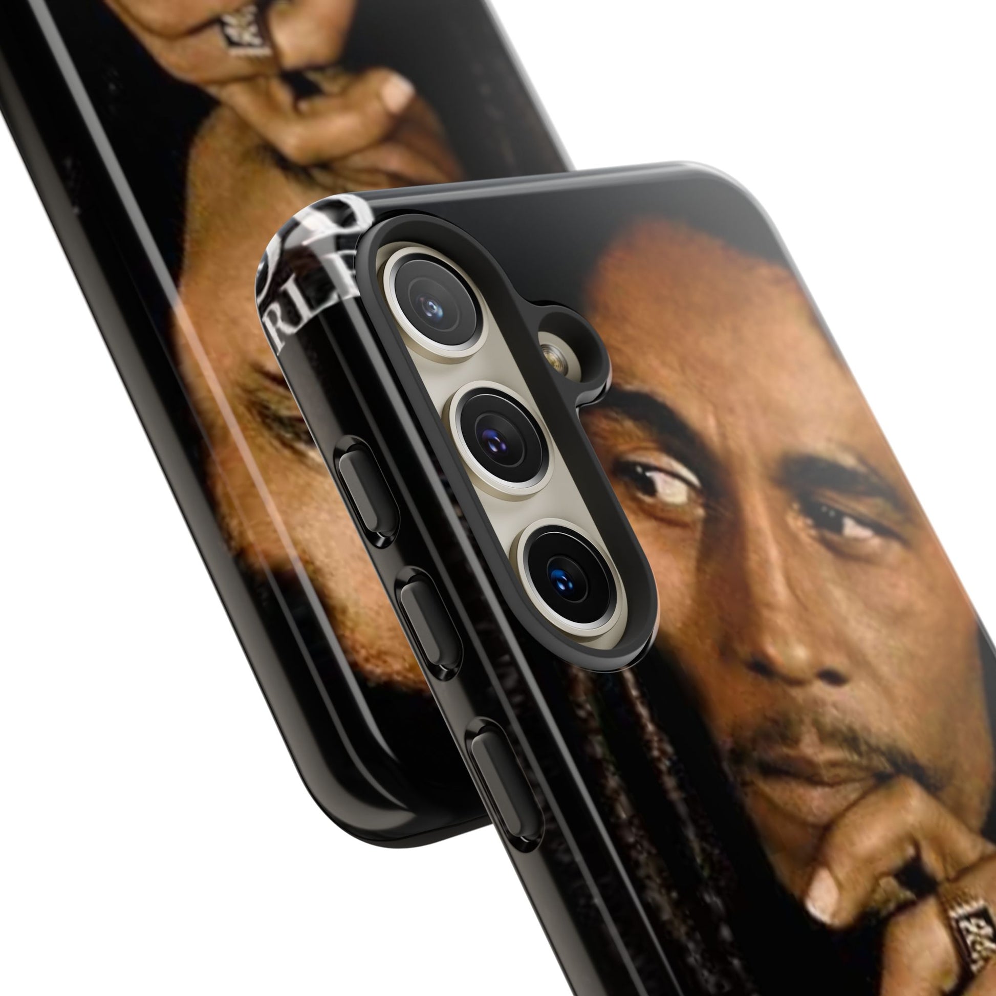 Marley Reggae Tough Cases for iPhones, Samsung, and Pixel