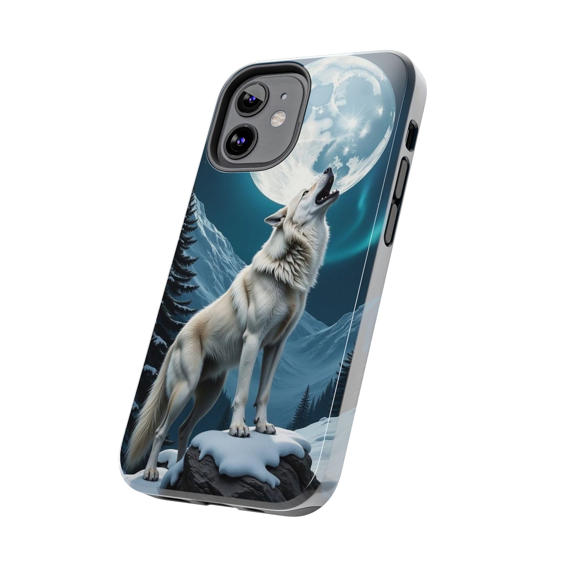 Howling Wolf Theme Phone Cases for iPhones & Samsung Phones
