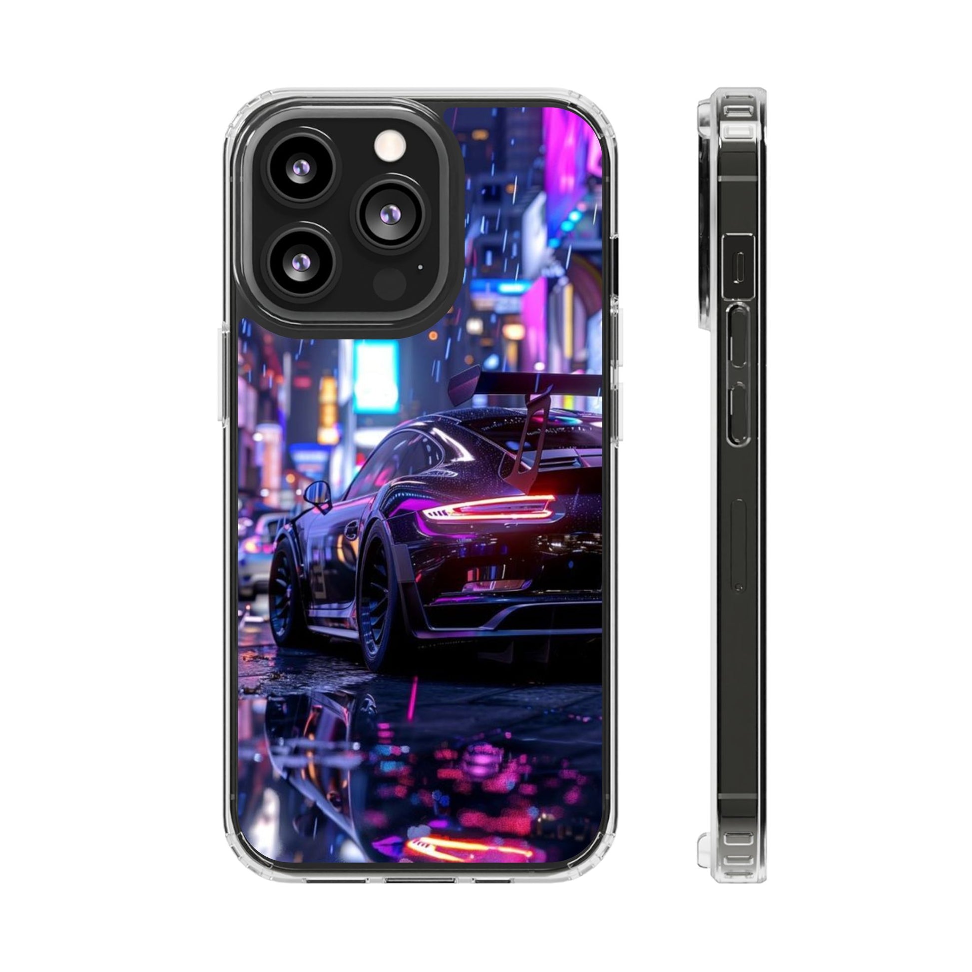 Beautiful Porsche in City Art Iphone, Samsung case