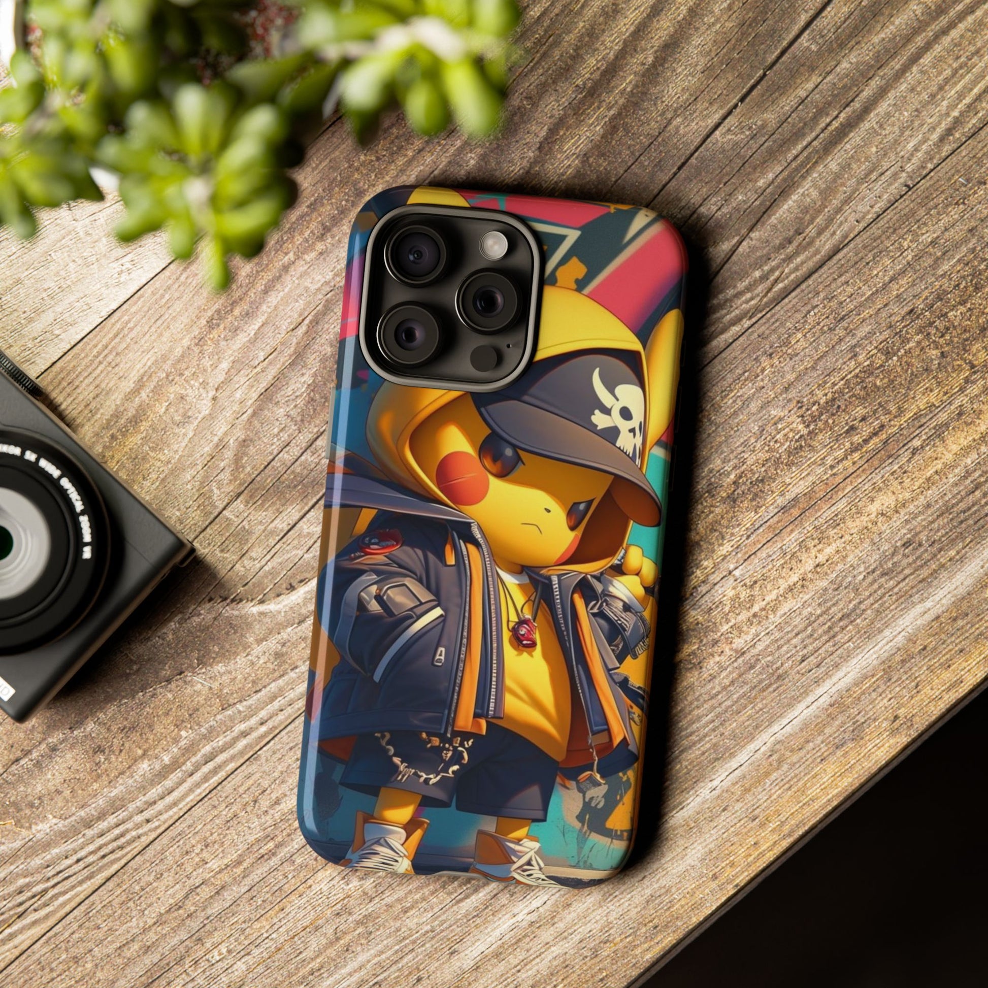 Cute Poke Bear Phone Case, Tough Cases for iPhones, Samsung, and Pixel