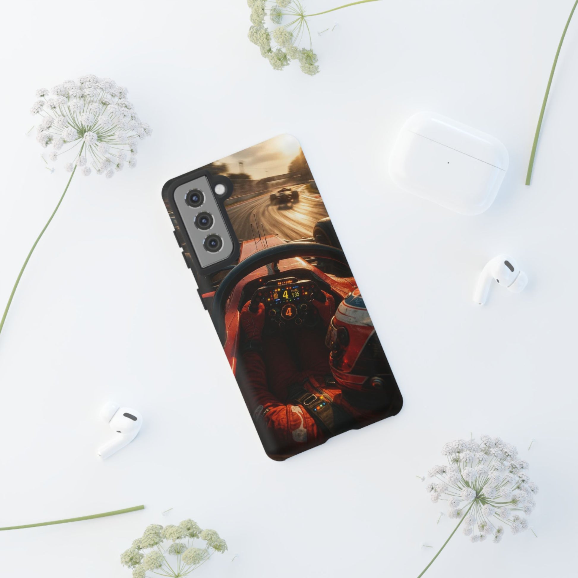 Formula 1 Cockpit Phone Case, Tough Cases for iPhones, Samsung, and Pixel