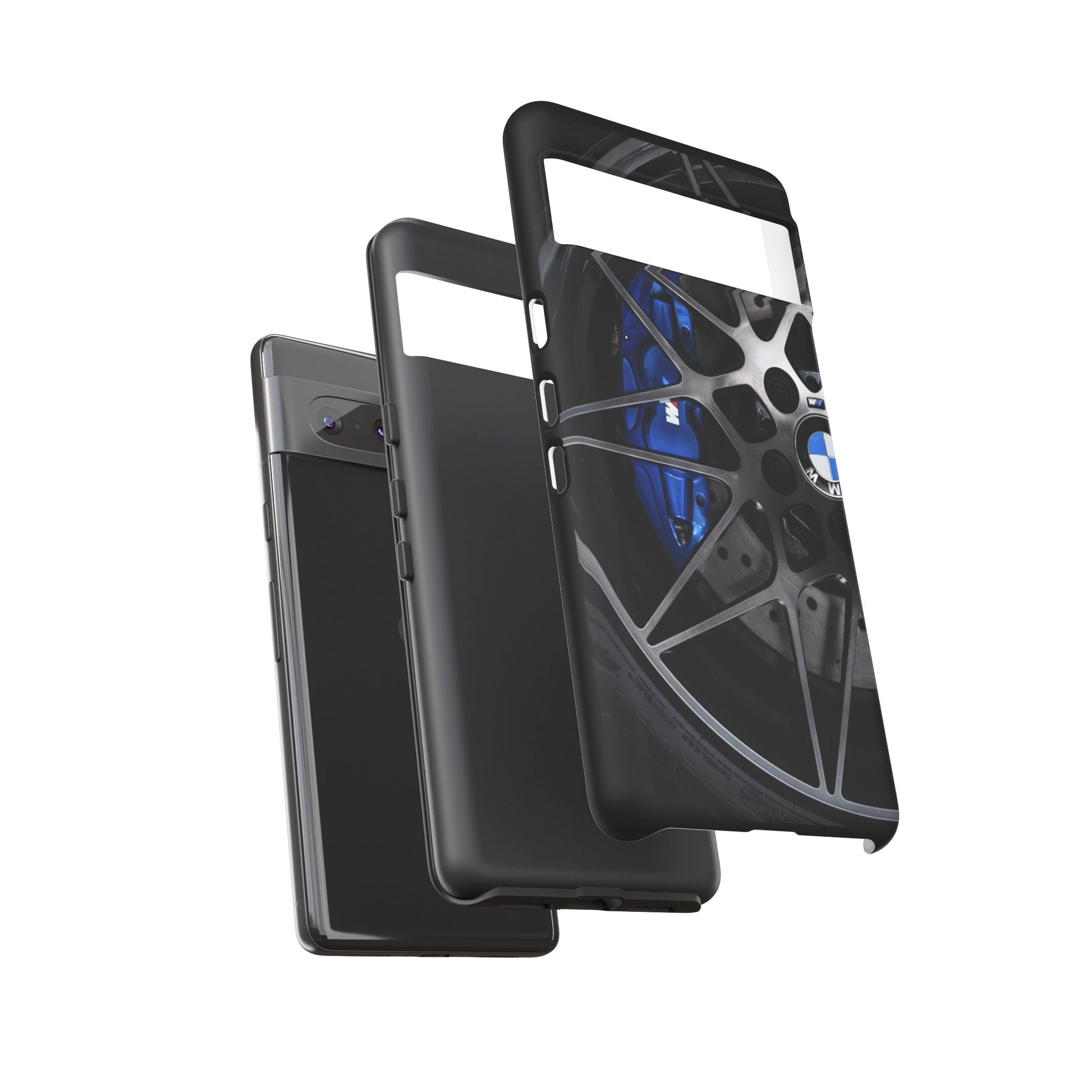 BMW M3 Racing Wheels Tough Cases for iPhones, Samsung, and Pixel