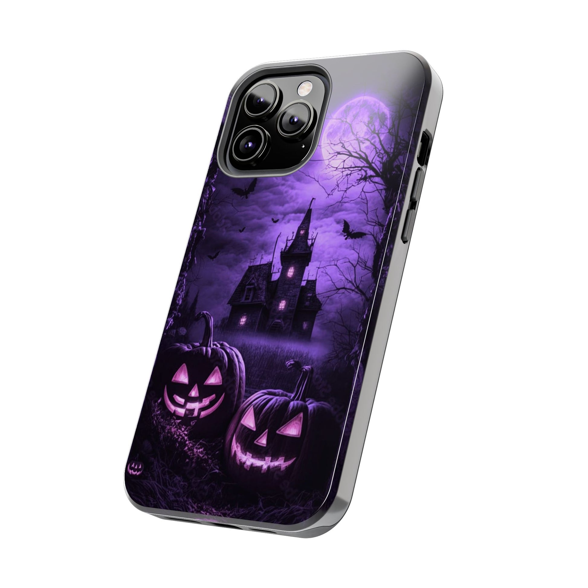Haunted House Halloween Theme Phone Cases for iPhones & Samsung Phones