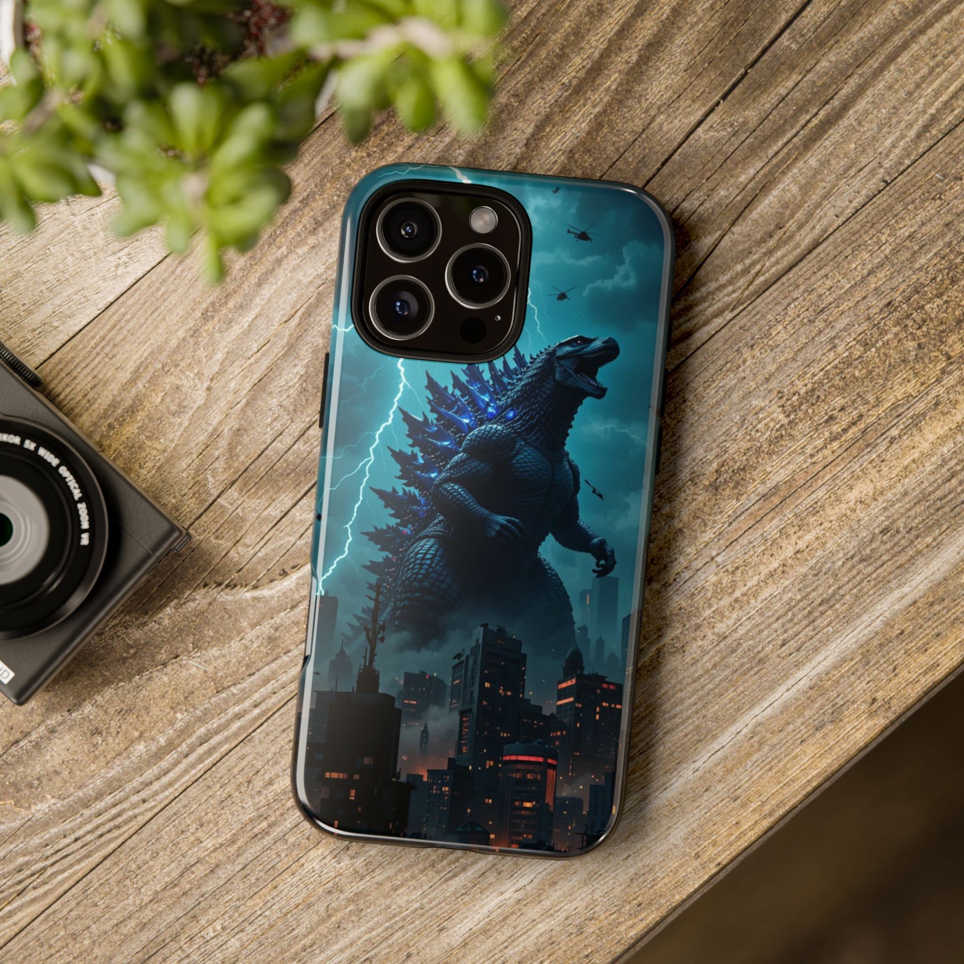Godzilla Phone Case, Tough Cases for iPhones, Samsung, and Pixel