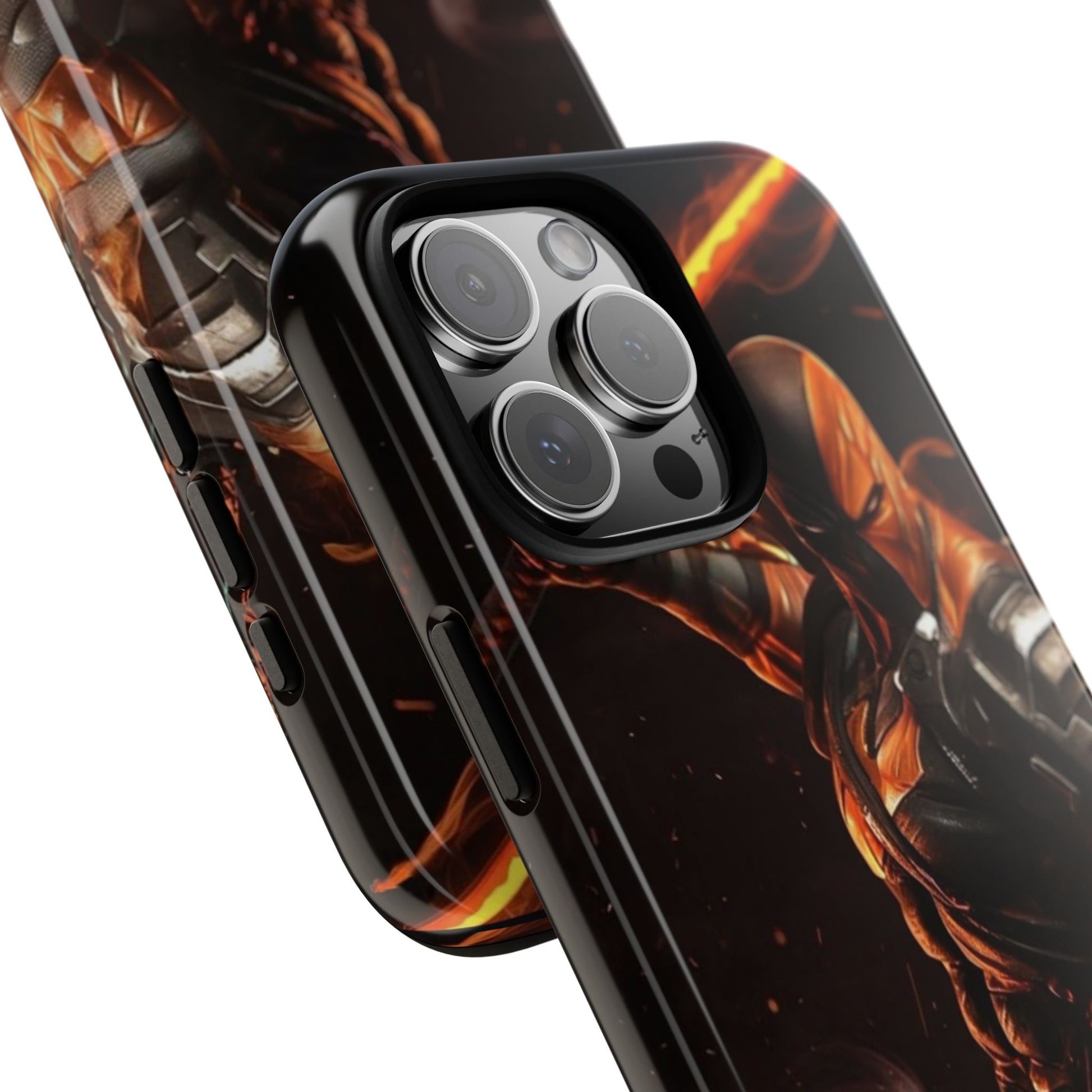 DC Comics Death Stroke Tough Cases for iPhones, Samsung, and Pixel