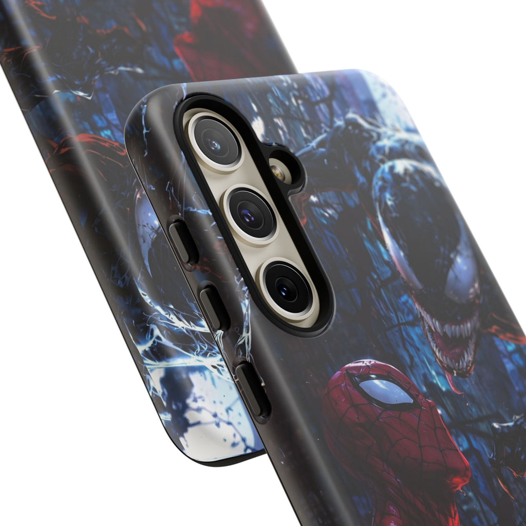 Venom x Spiderman Phone Case, Tough Cases for iPhones, Samsung, and Pixel