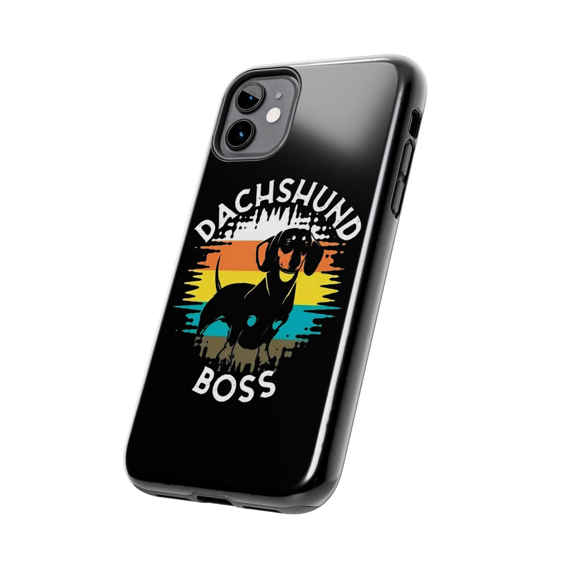 Dachshund Boss Theme Phone Cases for iPhones & Samsung Phones