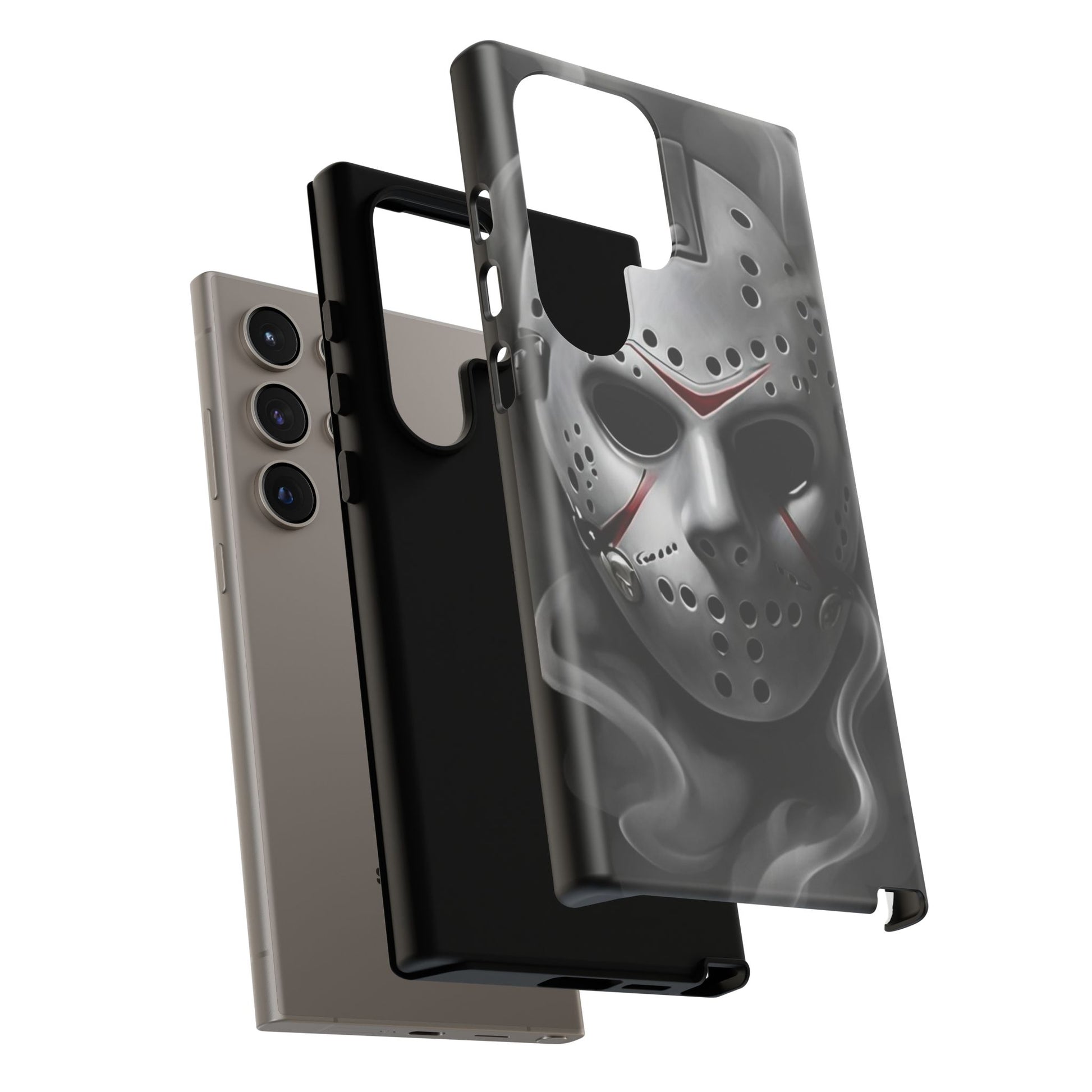 Friday the 13th Jason's Mask Tough Cases for iPhones, Samsung, and Pixel