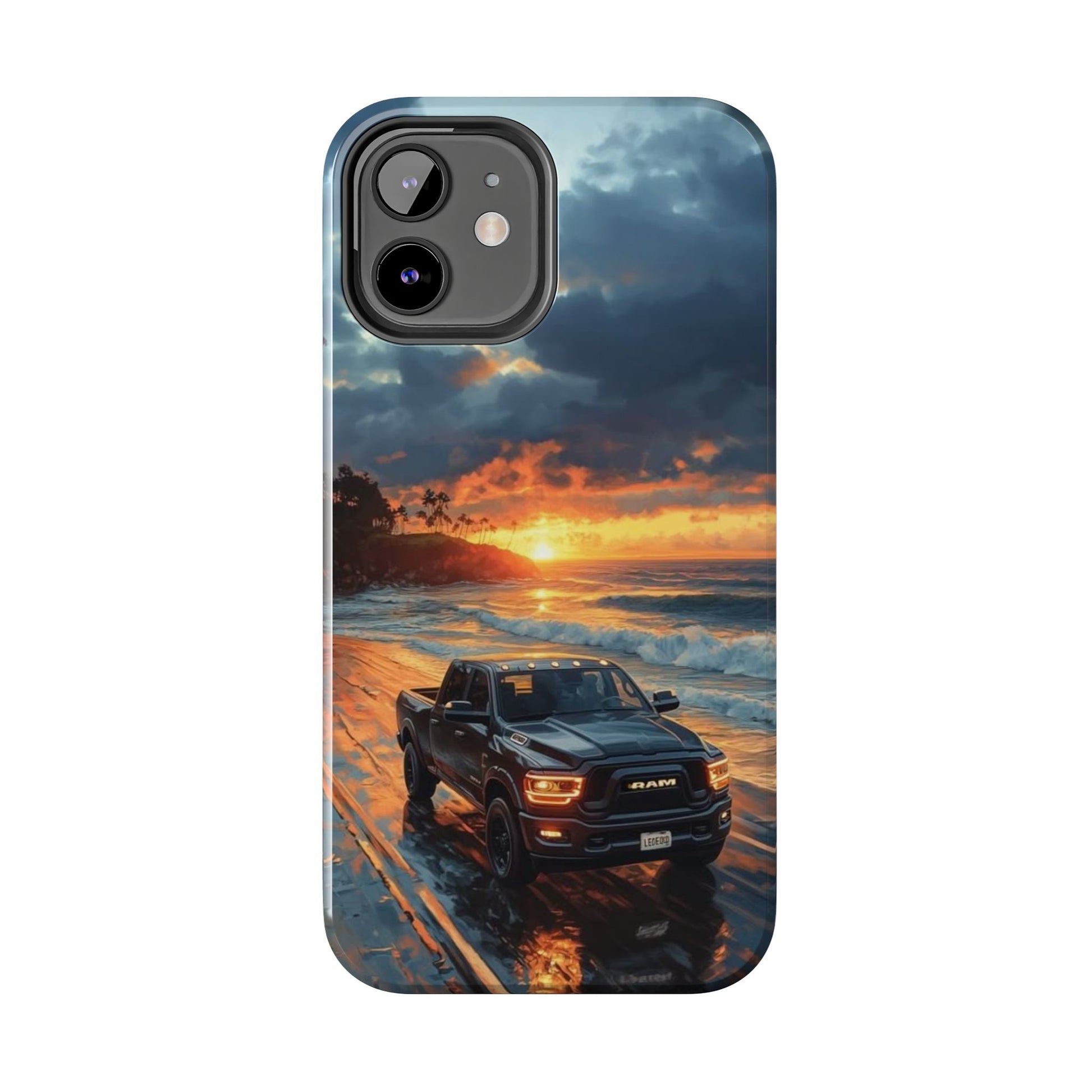 Dodge Ram Beach Phone Cases for Iphones & Samsung Phones Durable