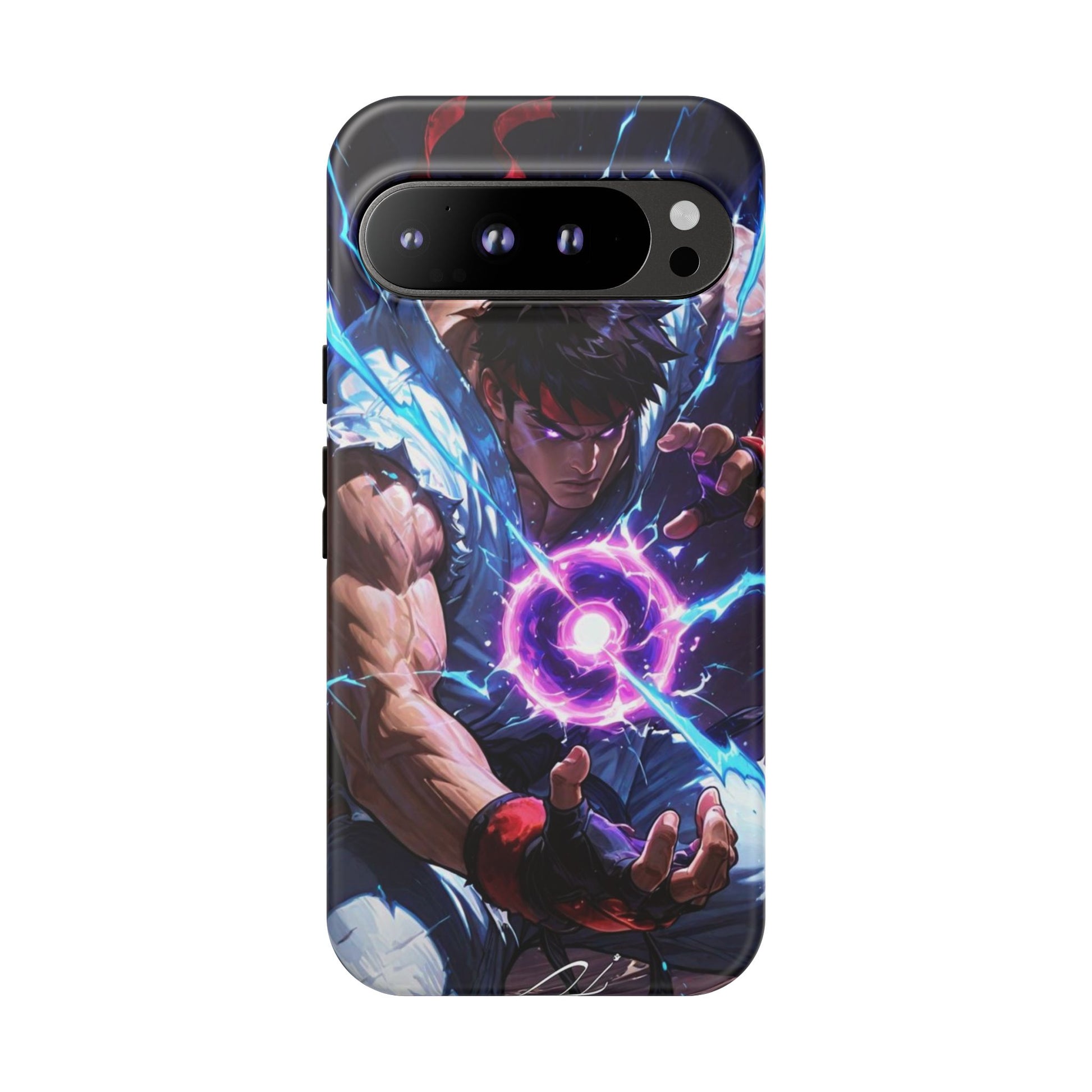 Street Fighter Ryu Gamer Art Tough Cases for iPhones, Samsung, and Pixel