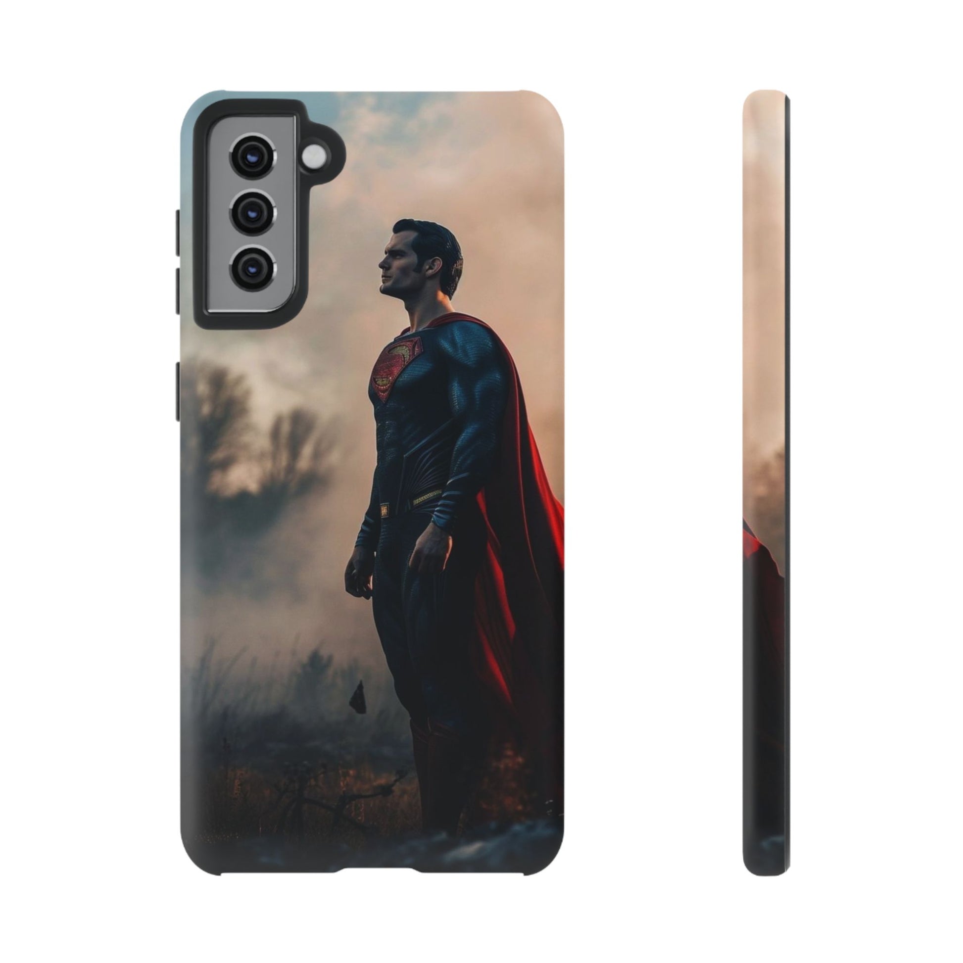 Henry Cavil Superman Tough Cases for iPhones, Samsung, and Pixel