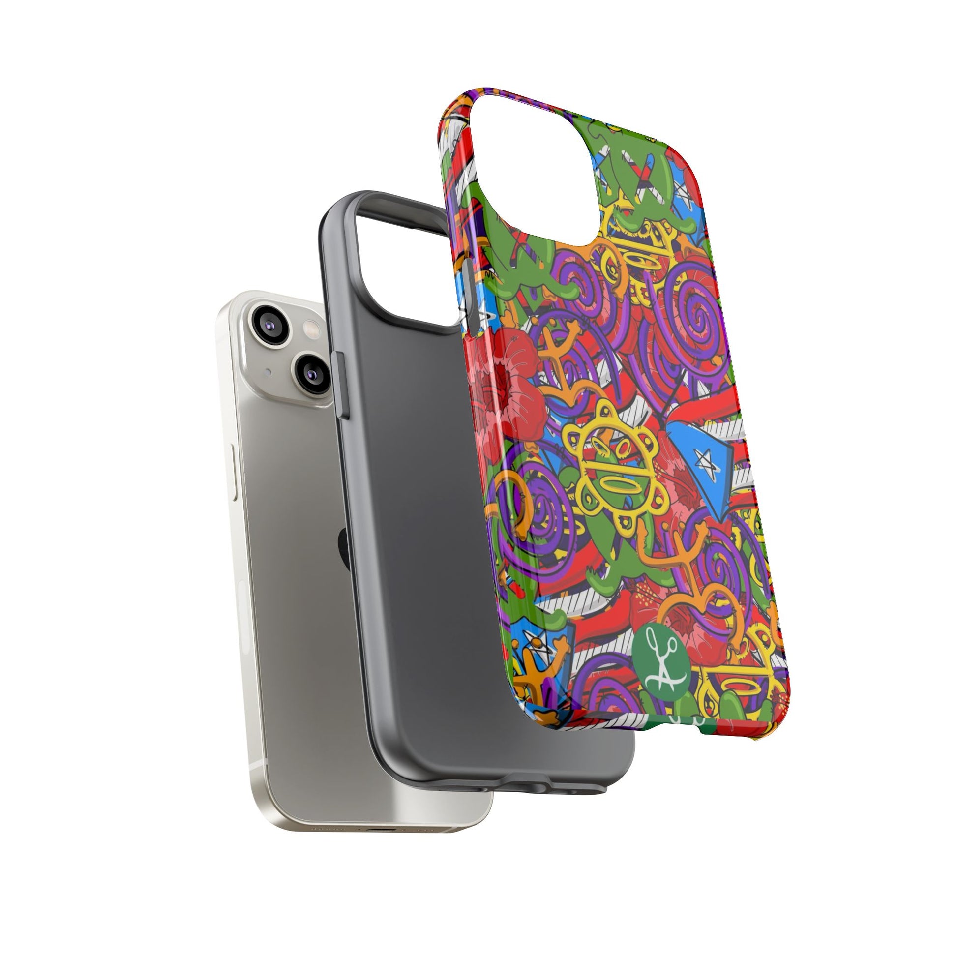 Puerto Rico Taino Tribal Art Tough Cases for iPhones, Samsung, and Pixel