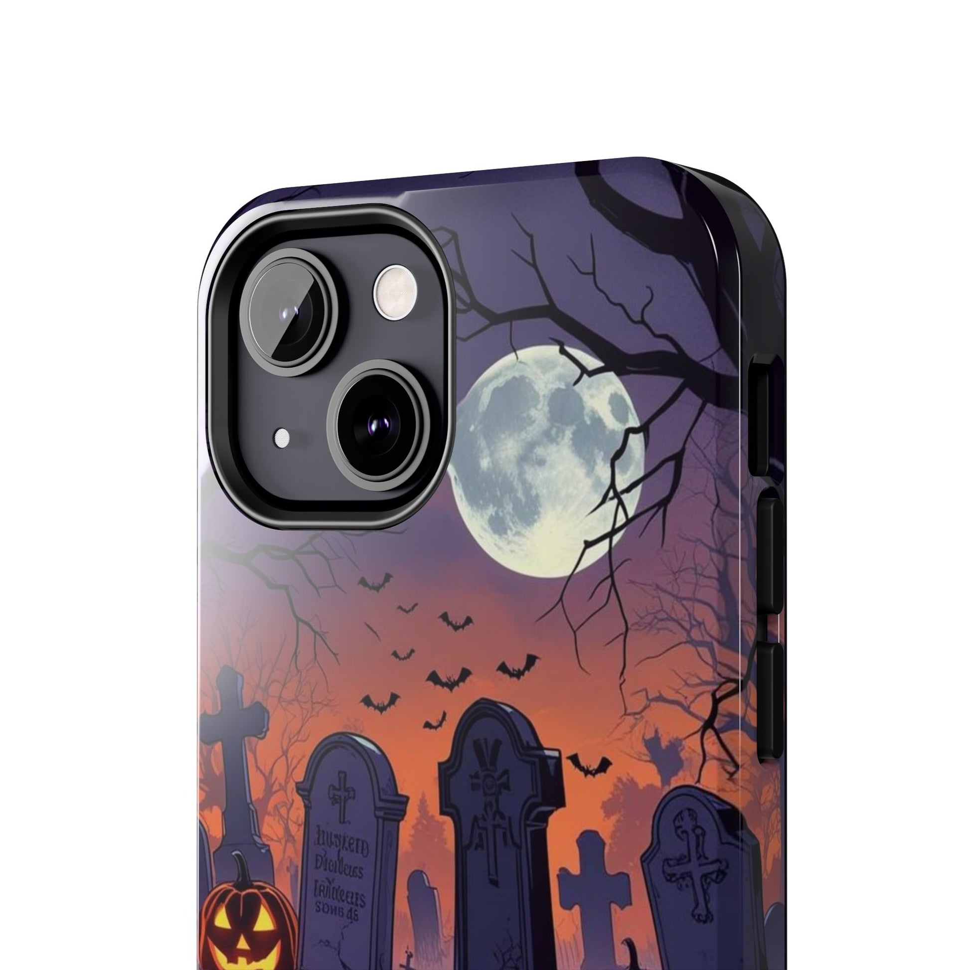 Graveyard Halloween Theme Phone Cases for iPhones & Samsung Phones